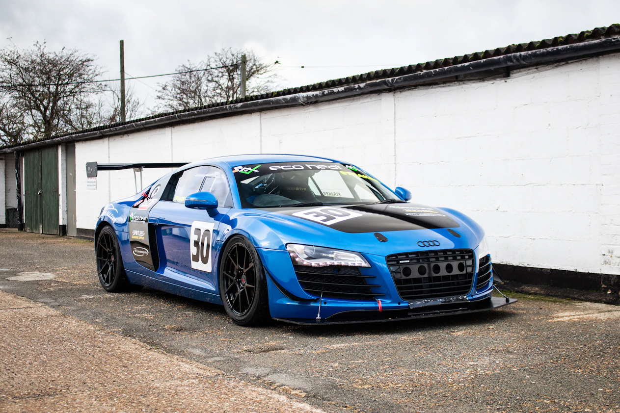 Track Built R8 R8 Black On The Track