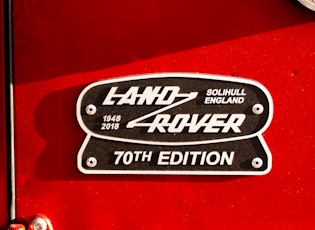 2014 LAND ROVER DEFENDER 90 WORKS V8 70TH EDITION - 20 MILES