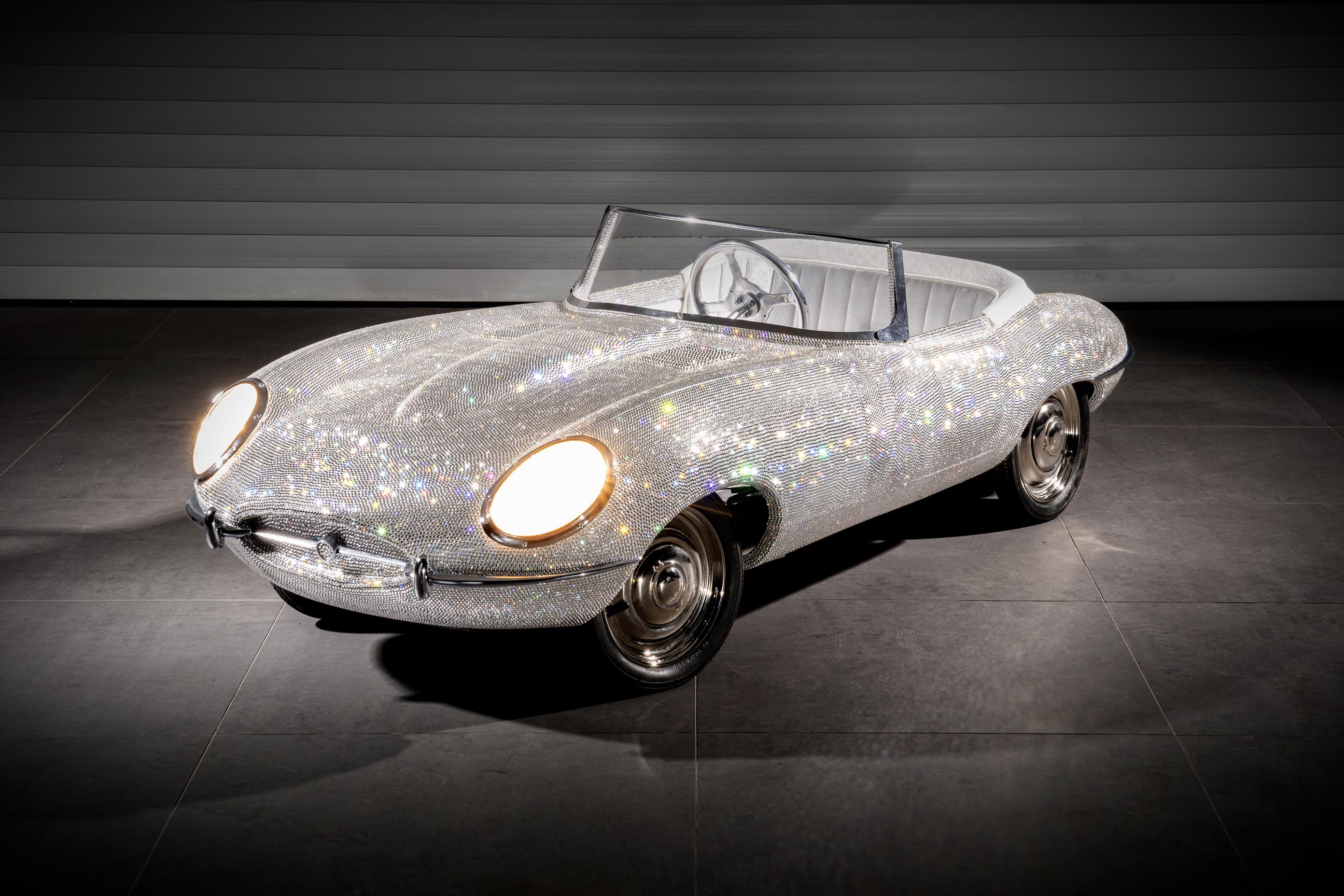 JAGUAR E-TYPE ROADSTER CHILDREN'S CAR - SWAROVSKI