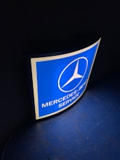 MERCEDES-BENZ ILLUMINATED SERVICE SIGN for sale by auction in Morpeth,  Northumberland, United Kingdom