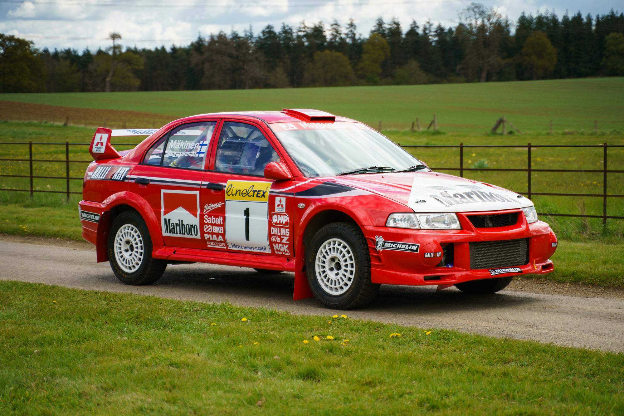 Lancer evolution rally