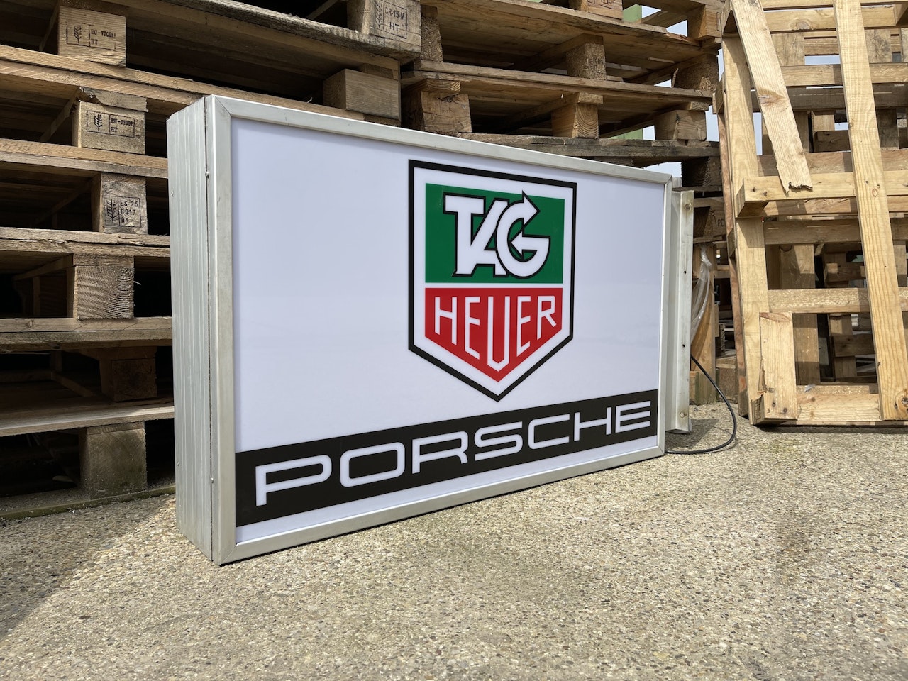 TAG HEUER PORSCHE ILLUMINATED SIGN for sale by auction in