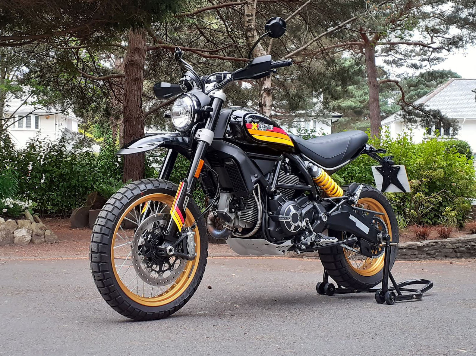 NO RESERVE: 2019 DUCATI DESERT SLED BLACK EDITION