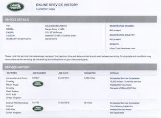 2016 RANGE ROVER SV AUTOBIOGRAPHY 5.0 V8