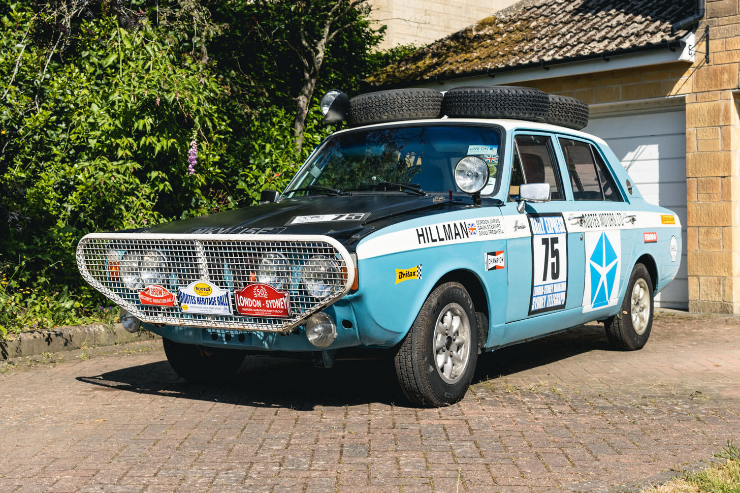 NO RESERVE: 1967 HILLMAN HUNTER LONDON TO SYDNEY RALLY REPLICA