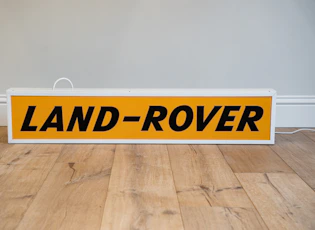 LAND ROVER ILLUMINATED DEALERSHIP SIGN for sale by auction in Hassocks ...