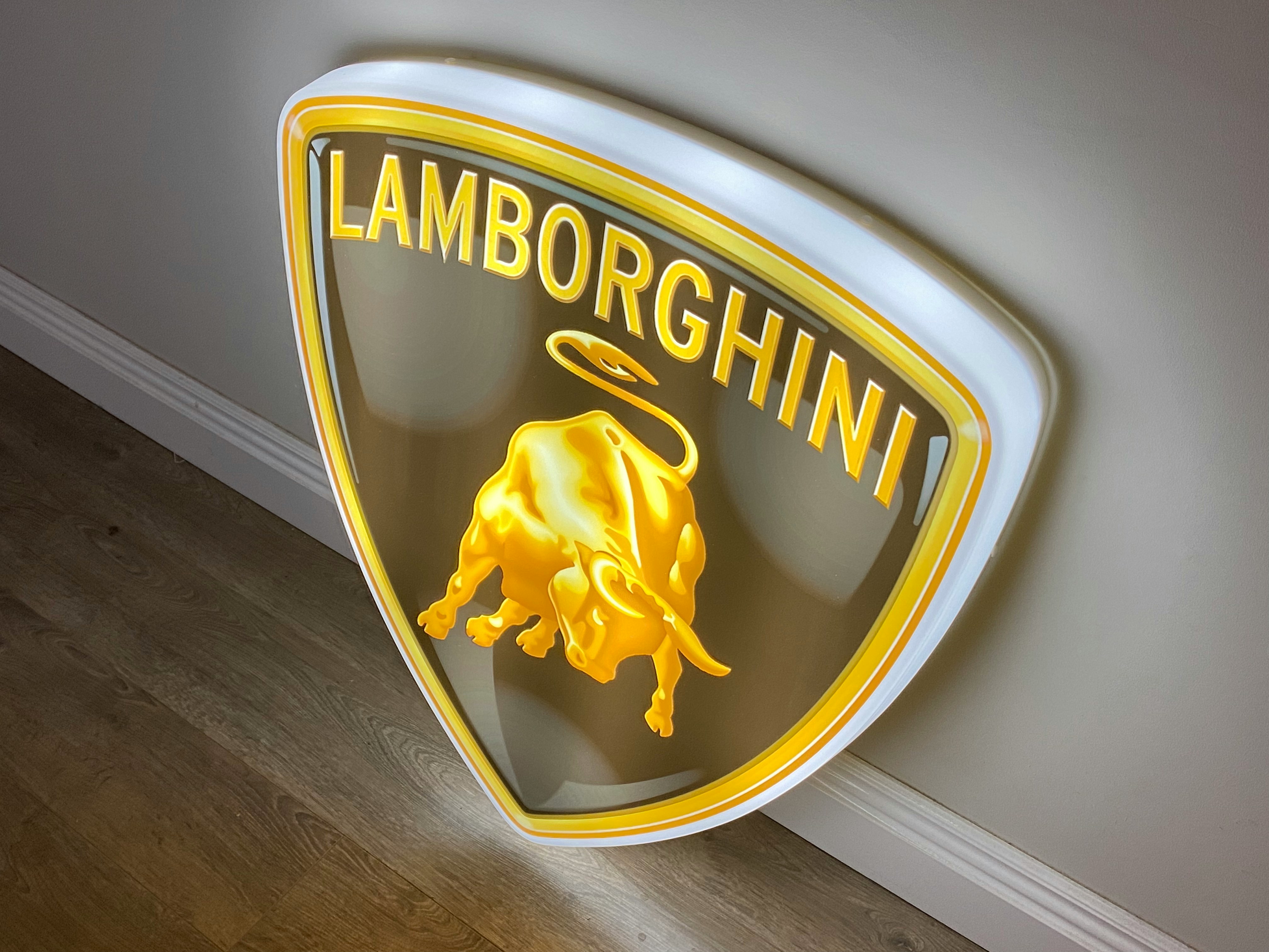 LAMBORGHINI LOGO ILLUMINATED SIGN