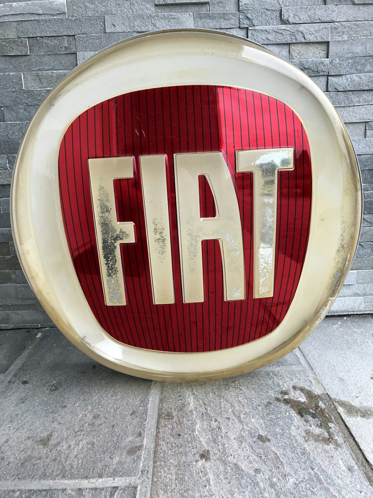 No Reserve Fiat Illuminated Sign