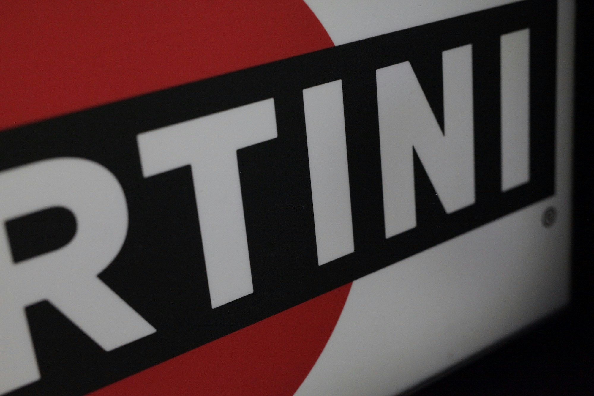 No Reserve Illuminated Martini Racing Sign