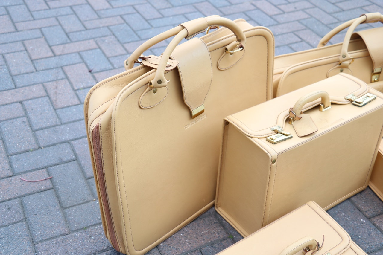 SCHEDONI LUGGAGE FOR FERRARI TESTAROSSA for sale by auction