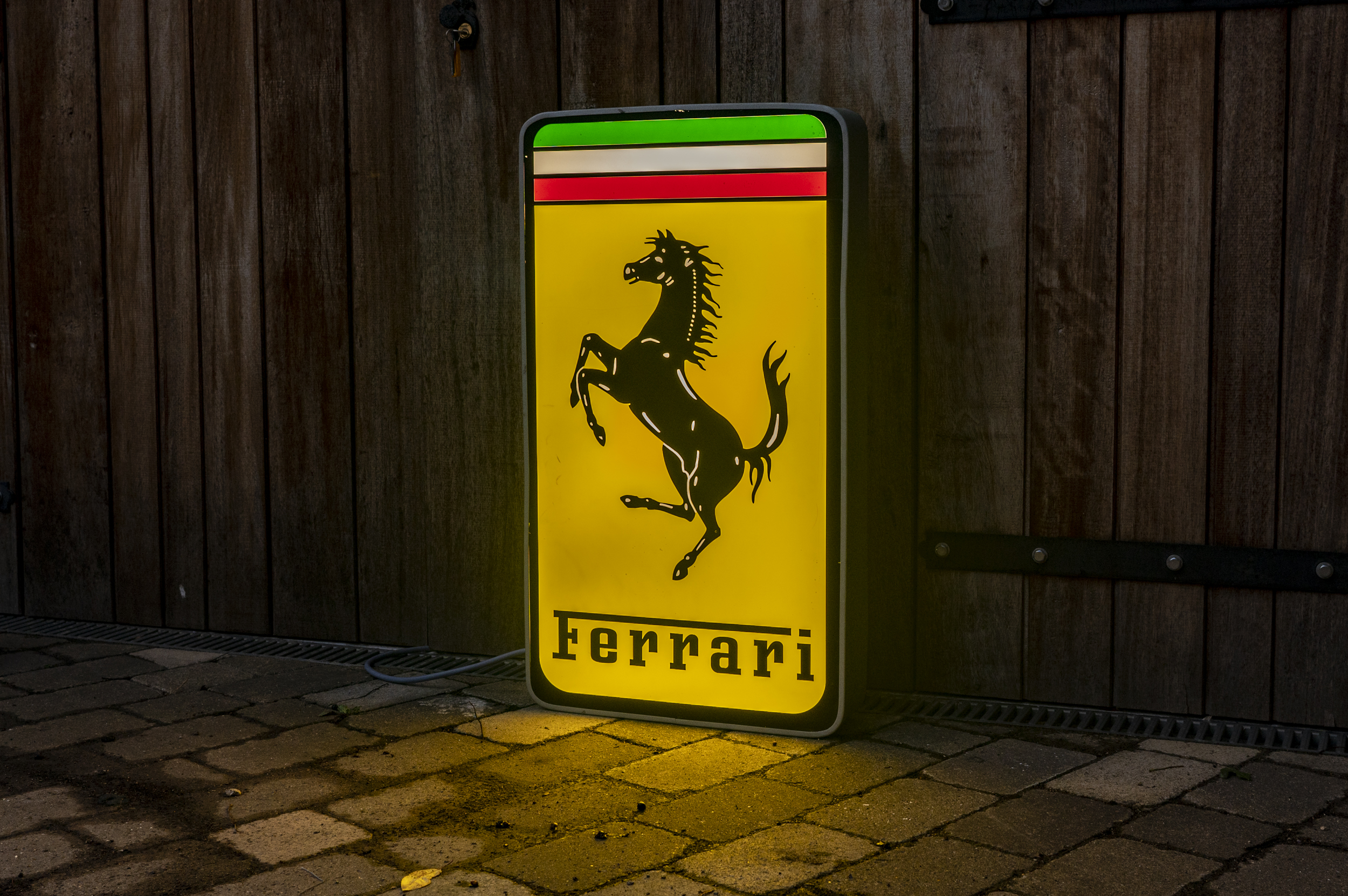 FERRARI ILLUMINATED SIGN