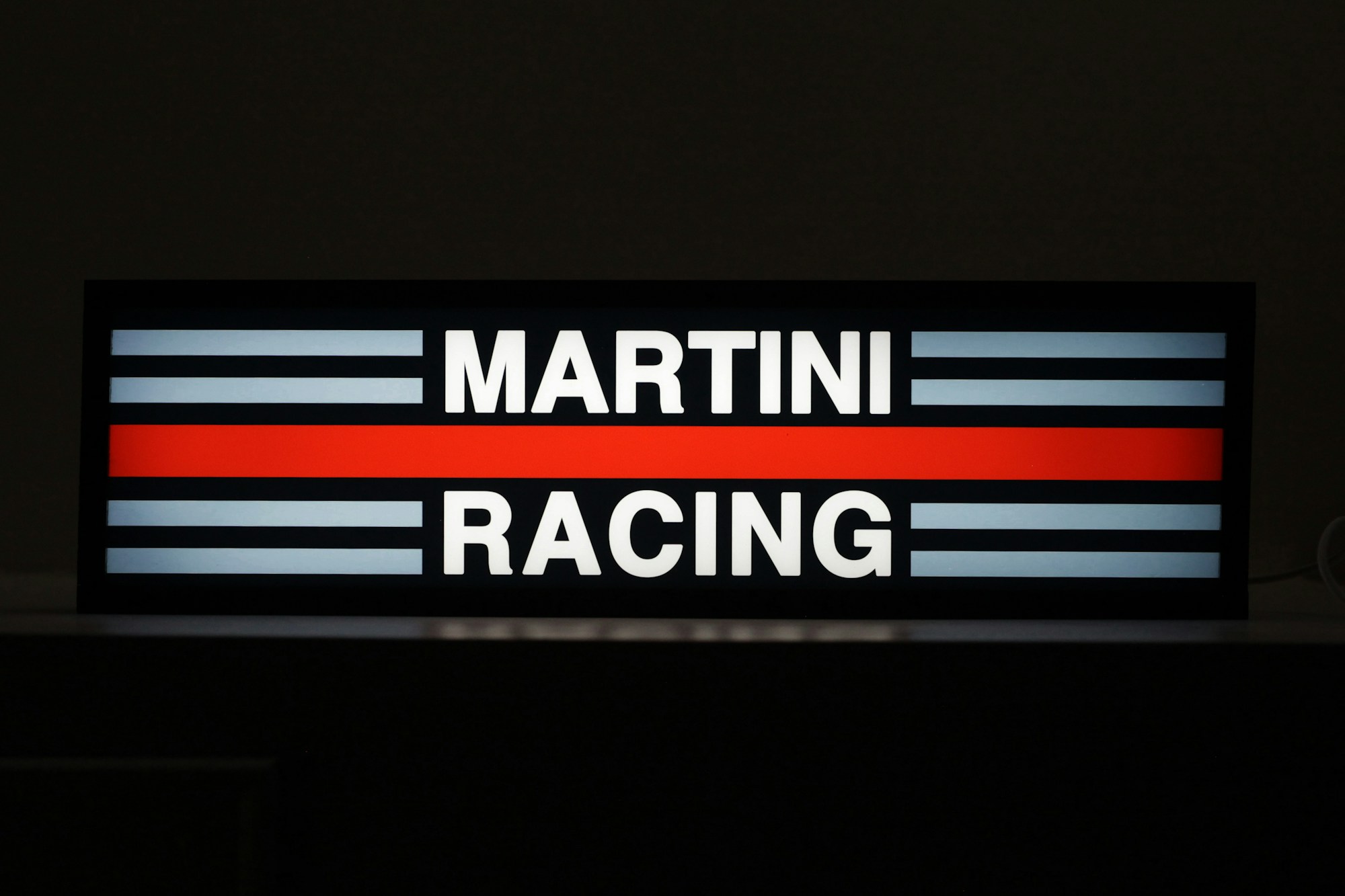 No Reserve Illuminated Martini Racing Sign