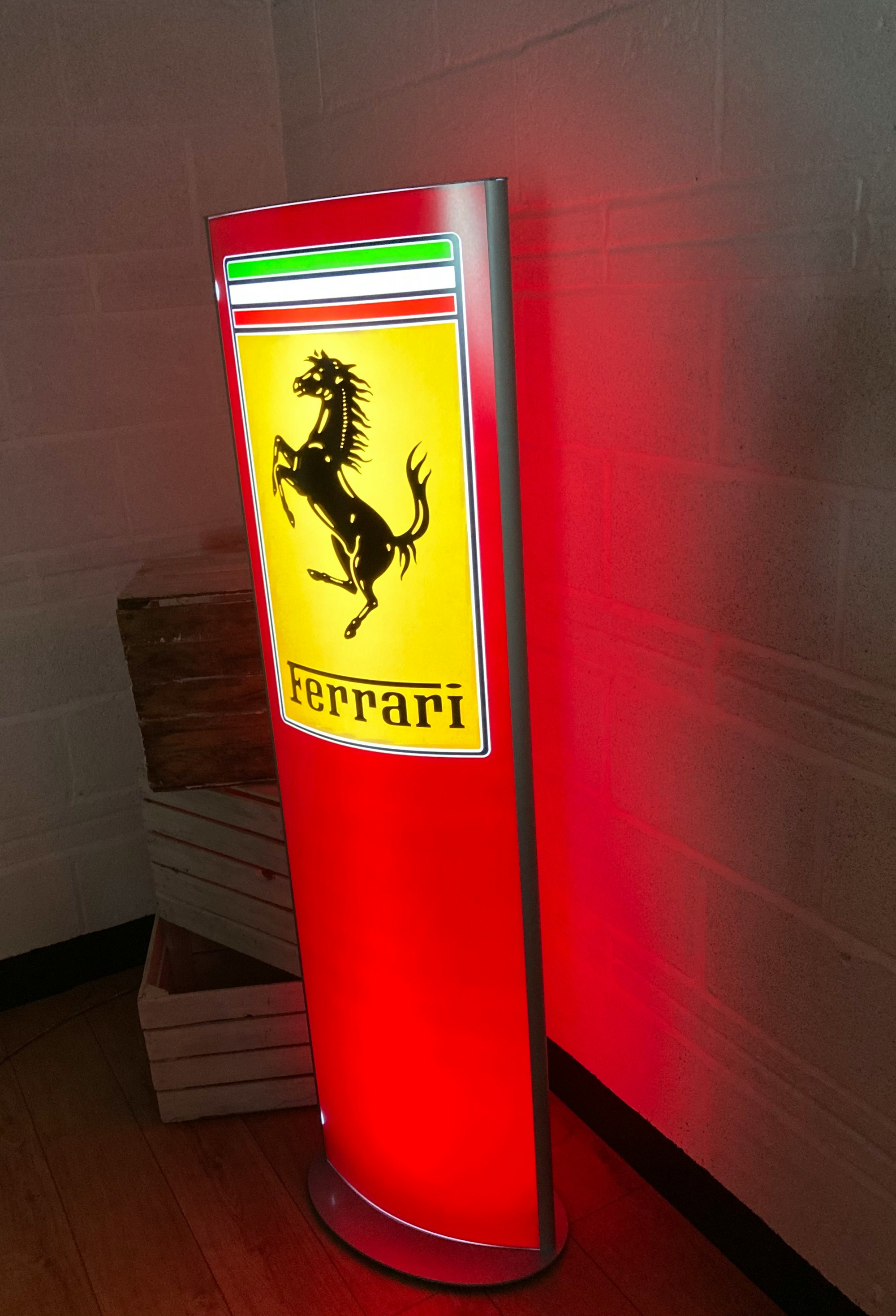 FERRARI ILLUMINATED STAND for sale by auction in Glastonbury