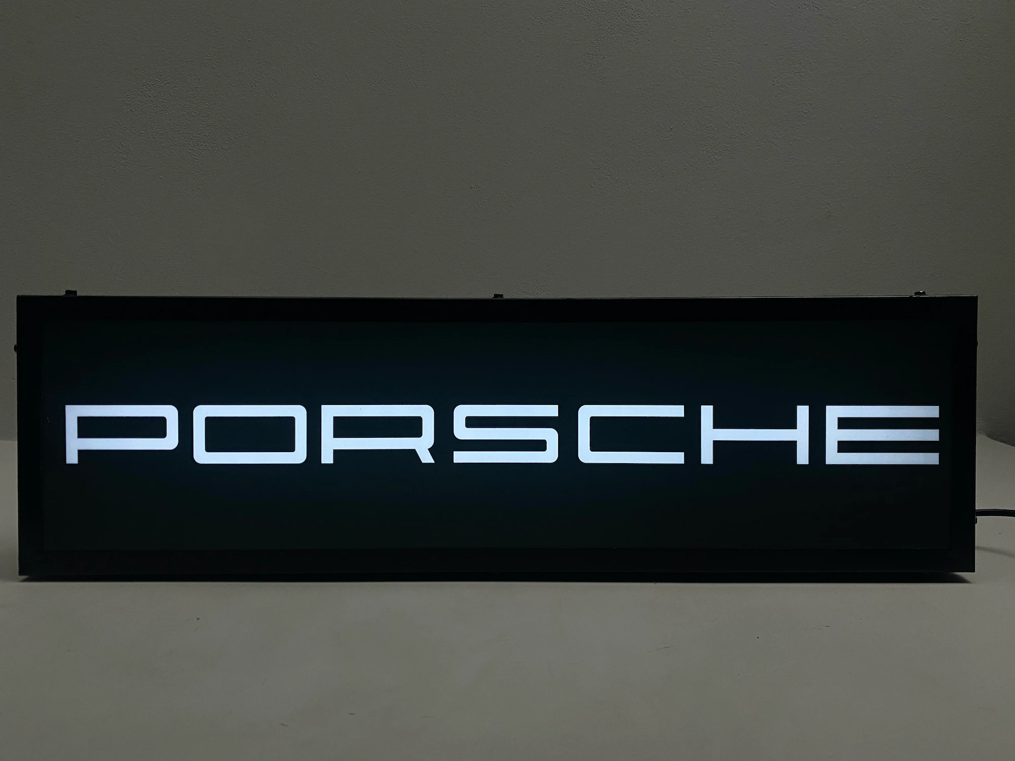 PORSCHE SCRIPT ILLUMINATED SIGN
