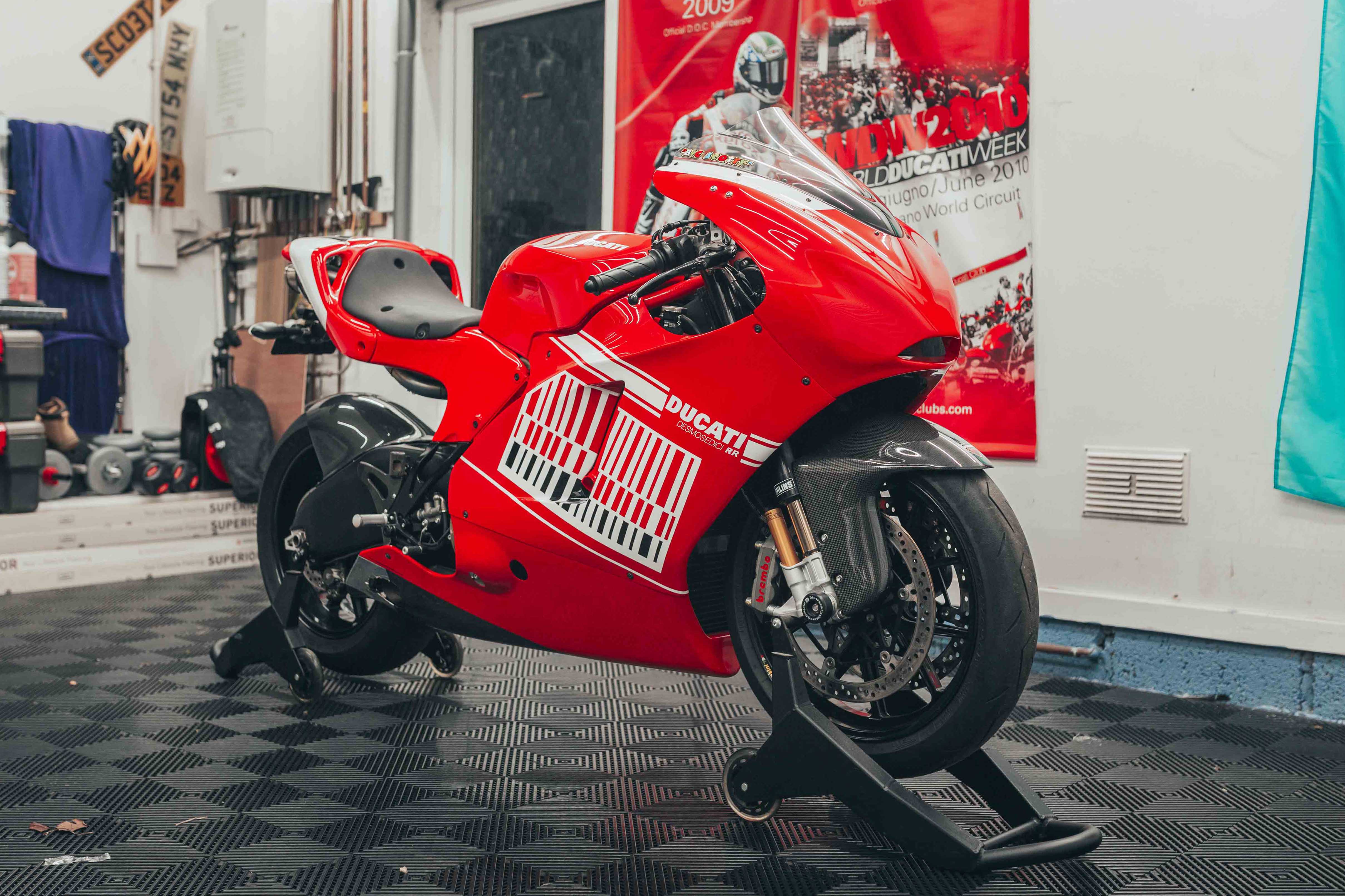 2008 DUCATI DESMOSEDICI RR 998 MILES for sale by auction in