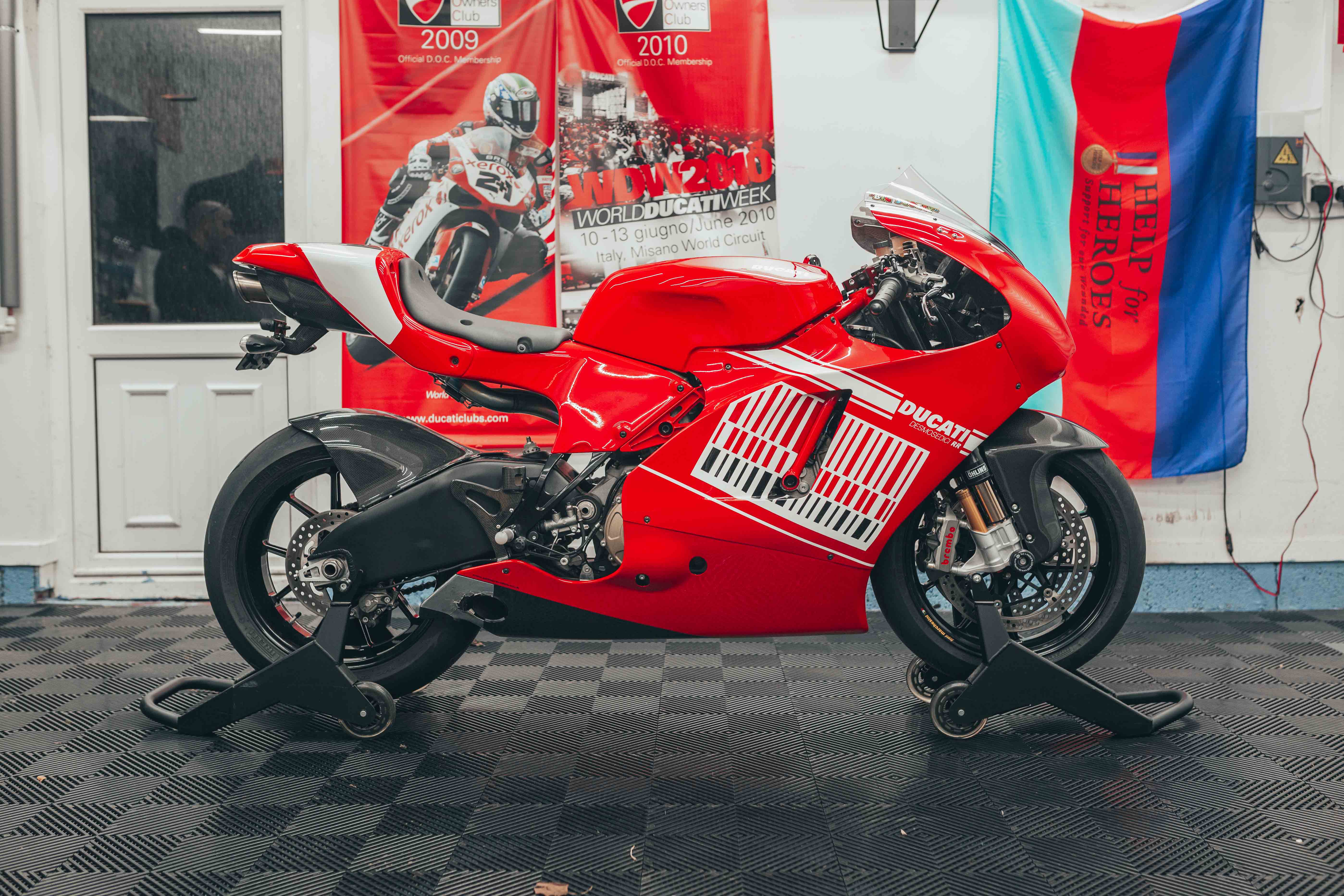 2008 DUCATI DESMOSEDICI RR 998 MILES for sale by auction in