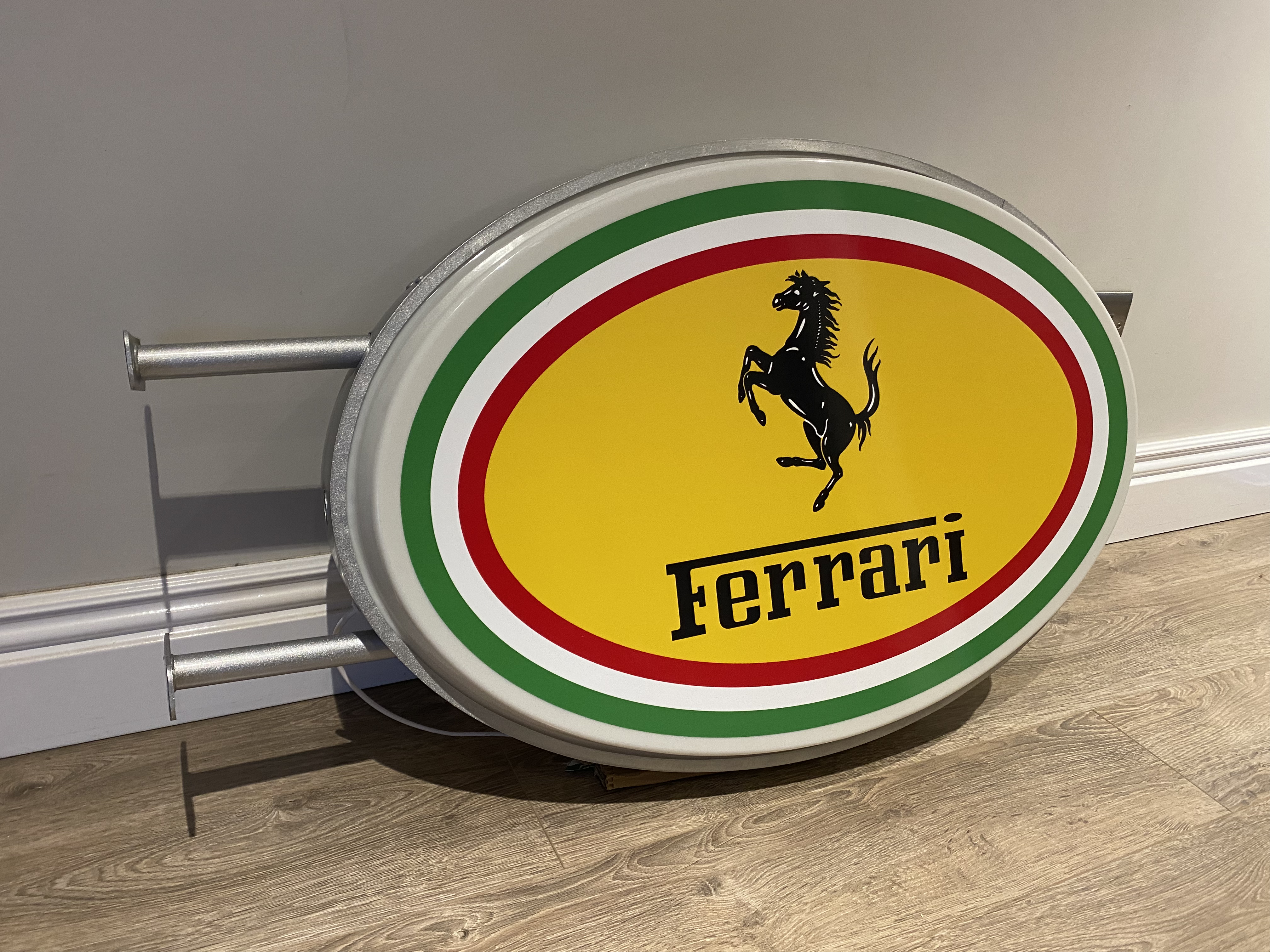 DOUBLE SIDED FERRARI ILLUMINATED SIGN