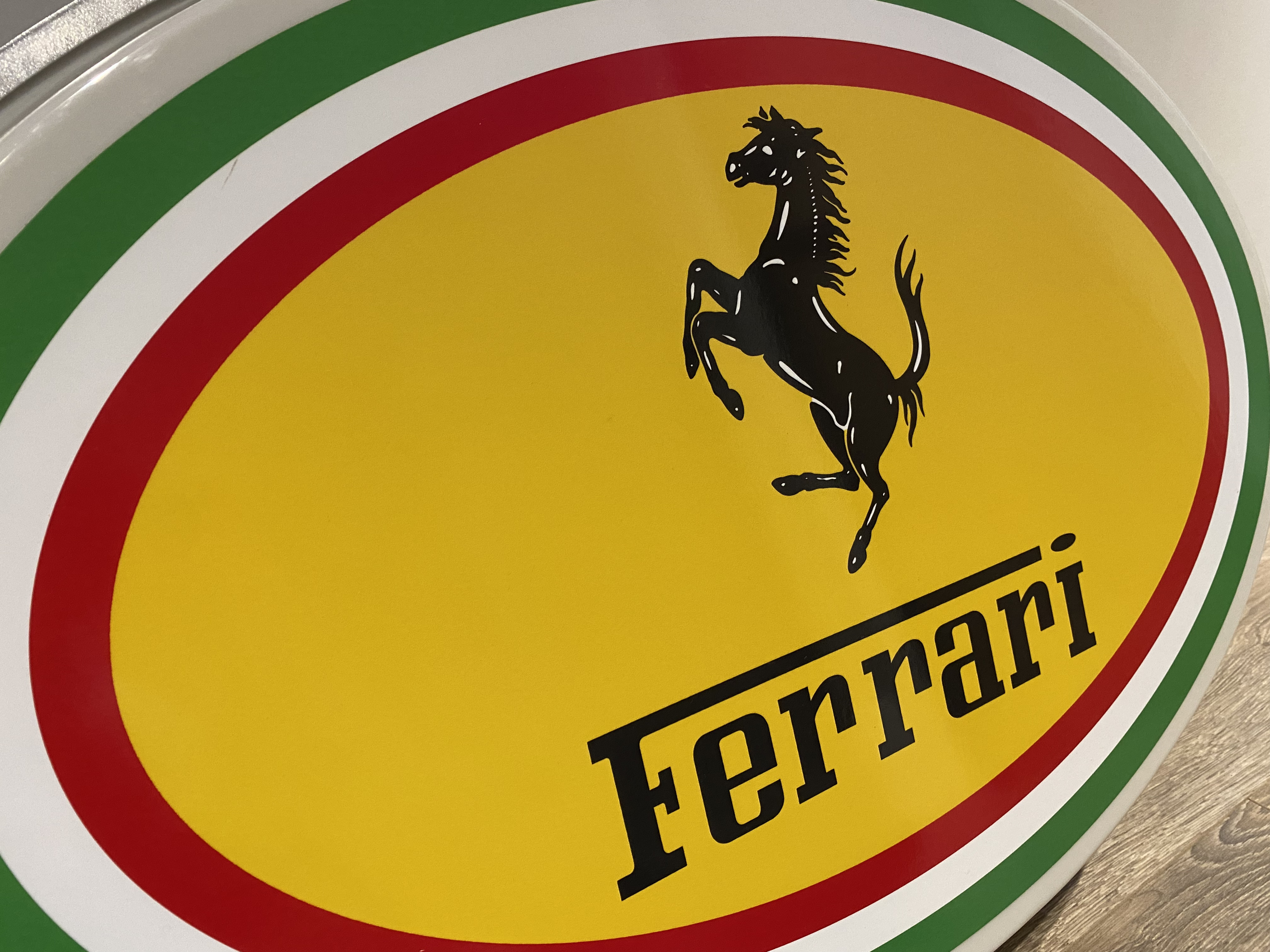 DOUBLE SIDED FERRARI ILLUMINATED SIGN