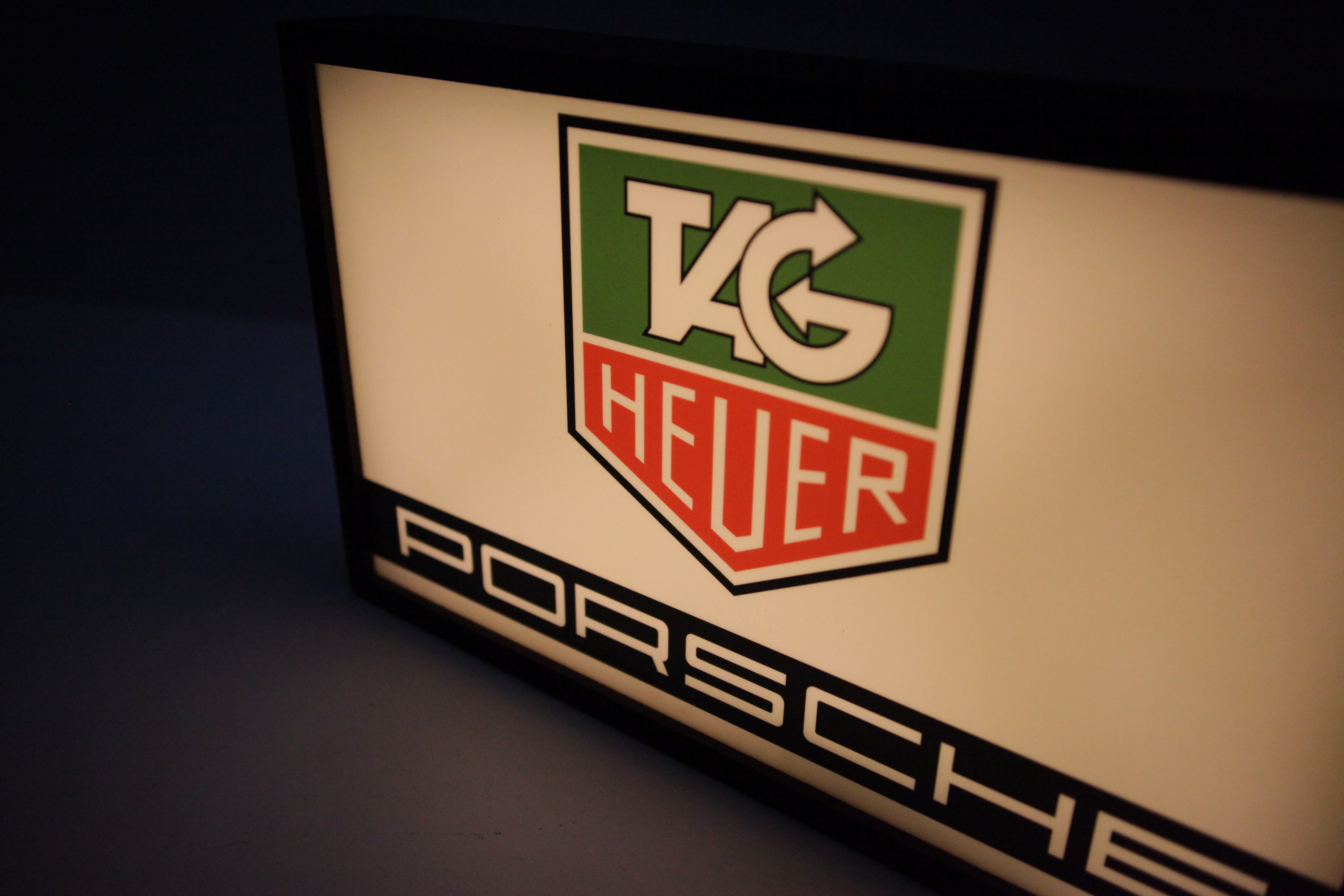 TAG HEUER PORSCHE ILLUMINATED SIGN for sale by auction in