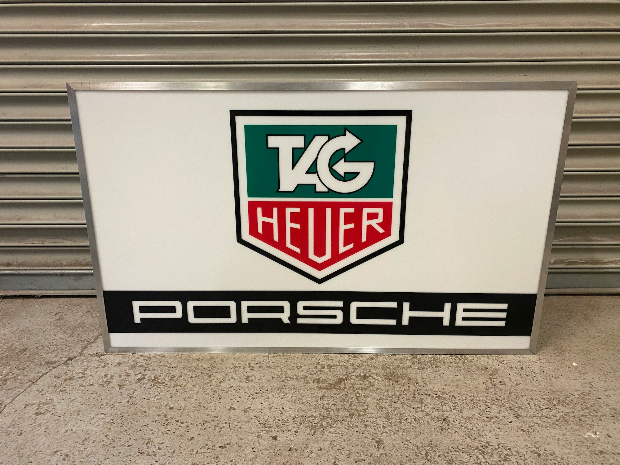TAG HEUER PORSCHE ILLUMINATED SIGN for sale by auction in West Midlands,  United Kingdom