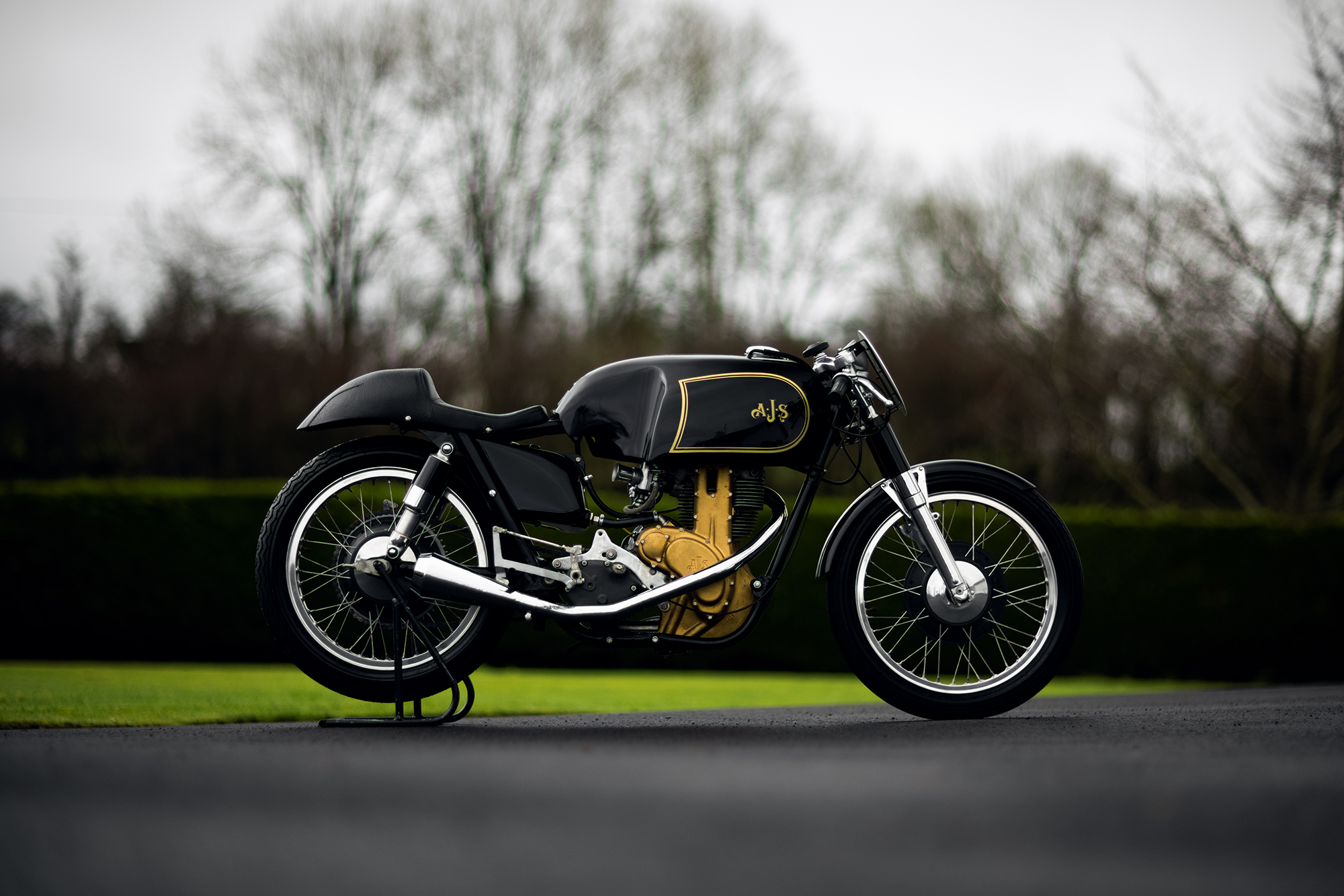 Less than 40 copies left AJS 7R Motorcycle Limited Edition Collectors Print 
