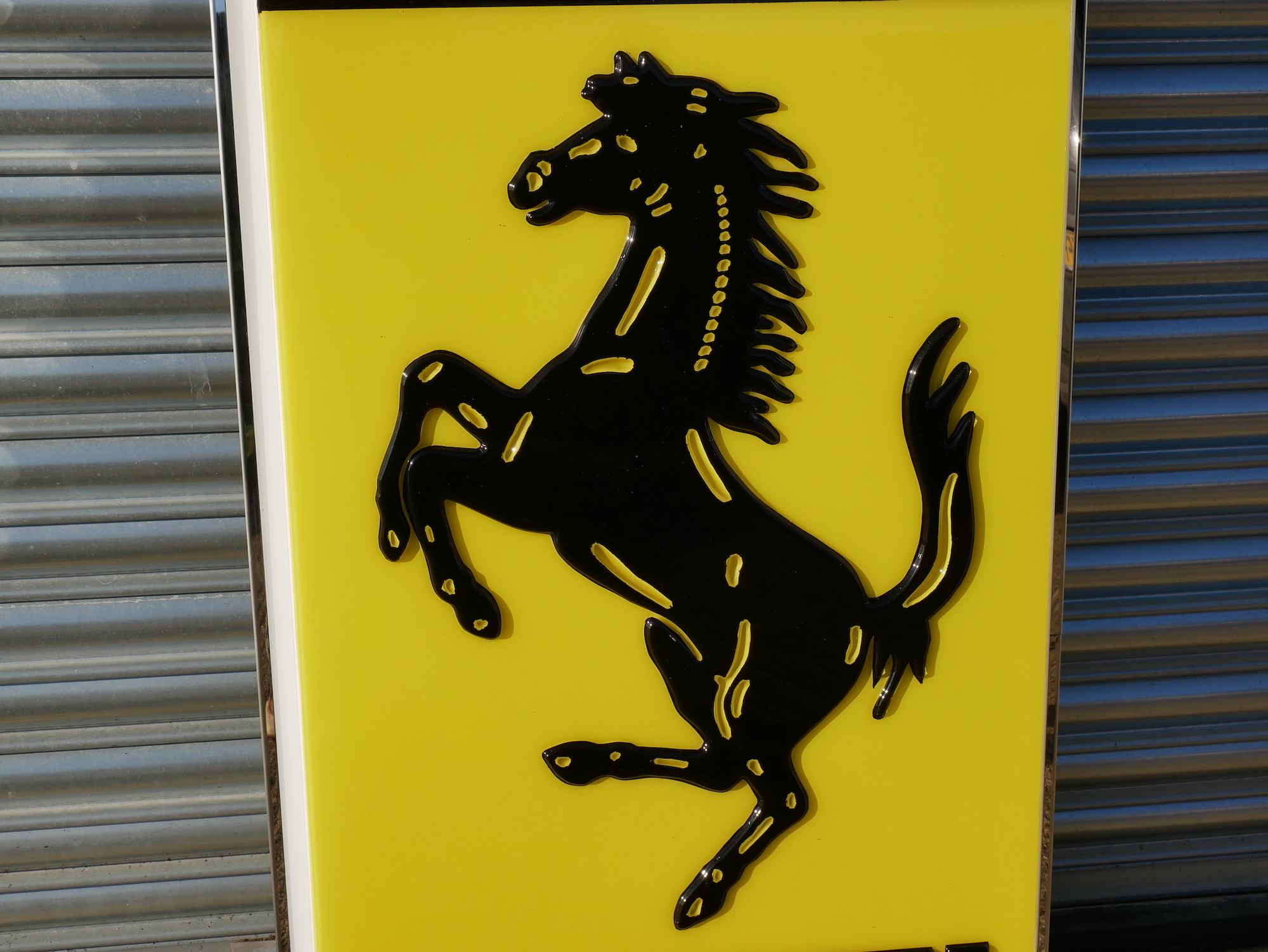 FERRARI ILLUMINATED DEALERSHIP SIGN