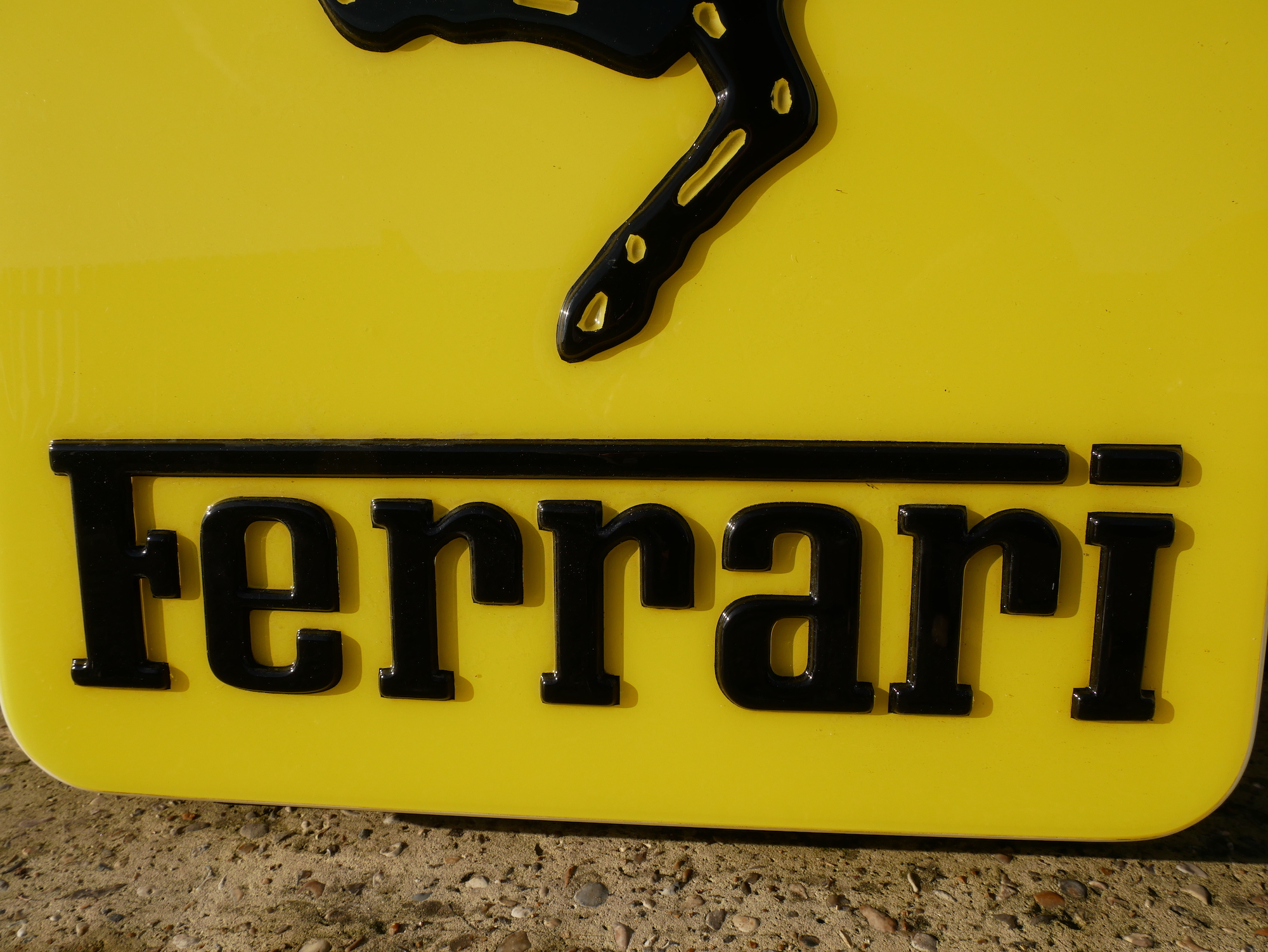 FERRARI ILLUMINATED DEALERSHIP SIGN