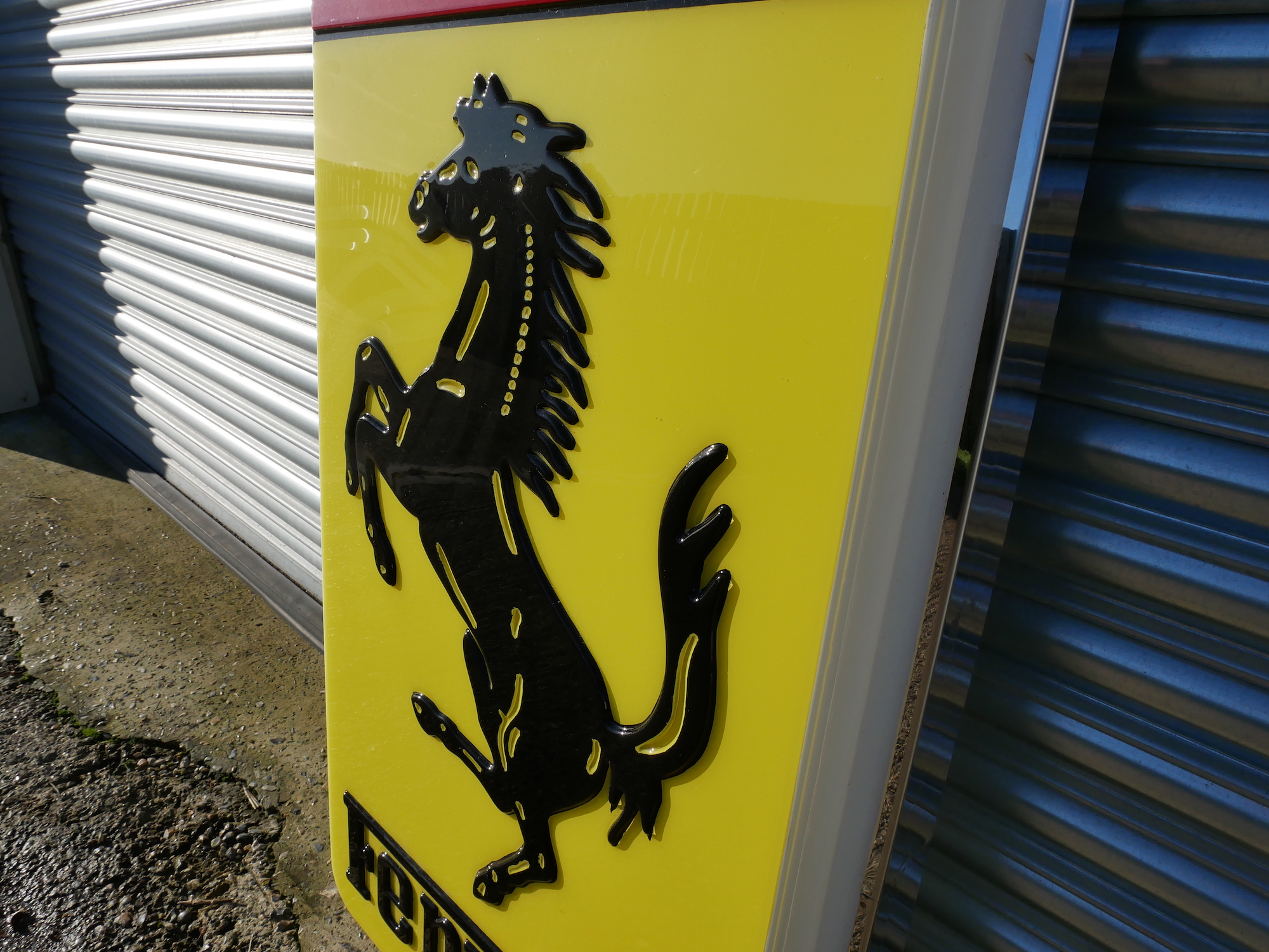 FERRARI ILLUMINATED DEALERSHIP SIGN