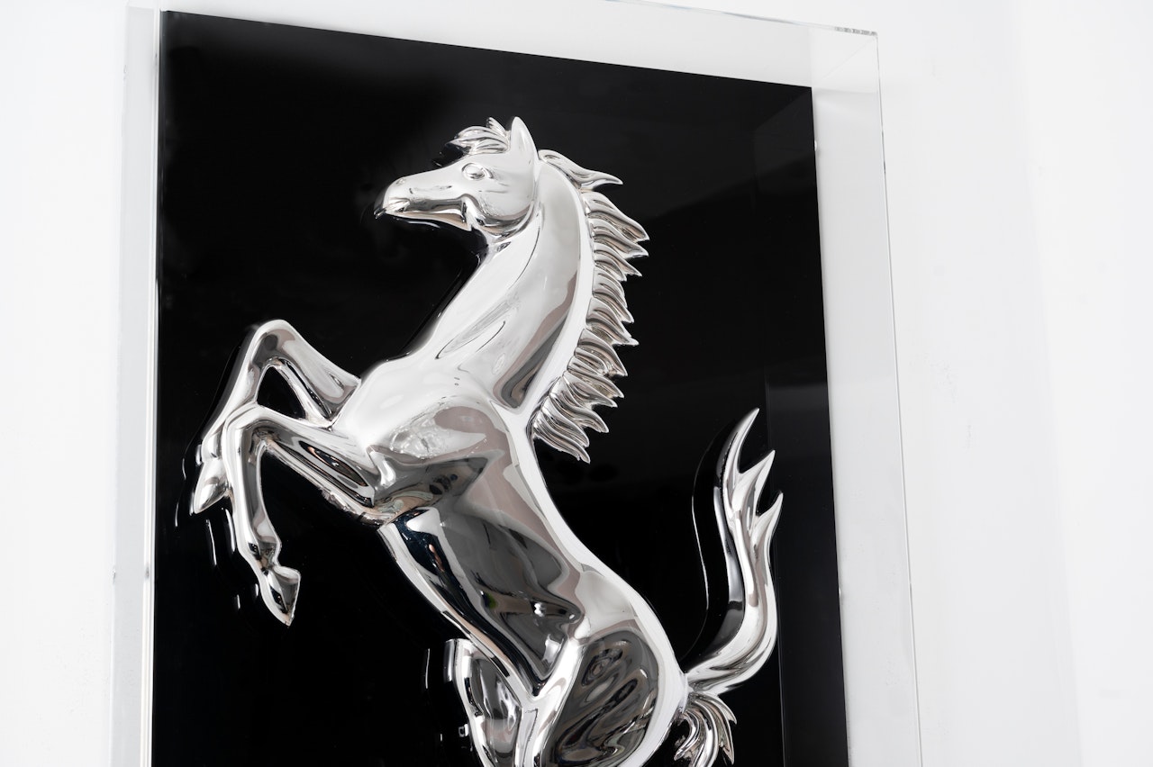 CHARITY AUCTION - FERRARI CAVALLINO BOX WALL ART for sale by auction in  Bushey, Hertfordshire, United Kingdom