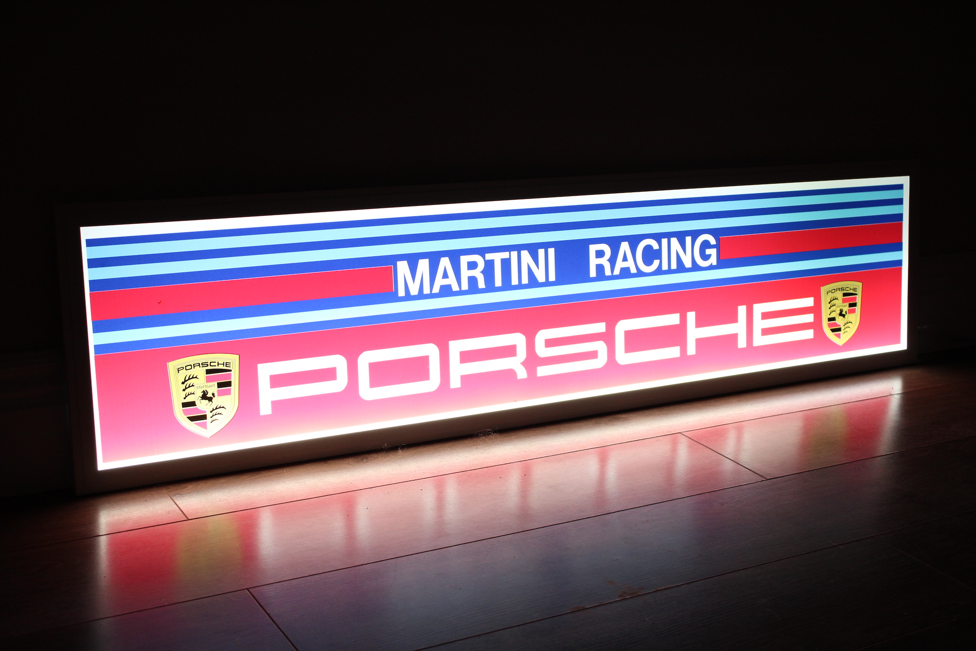 PORSCHE MARTINI RACING ILLUMINATED SIGN