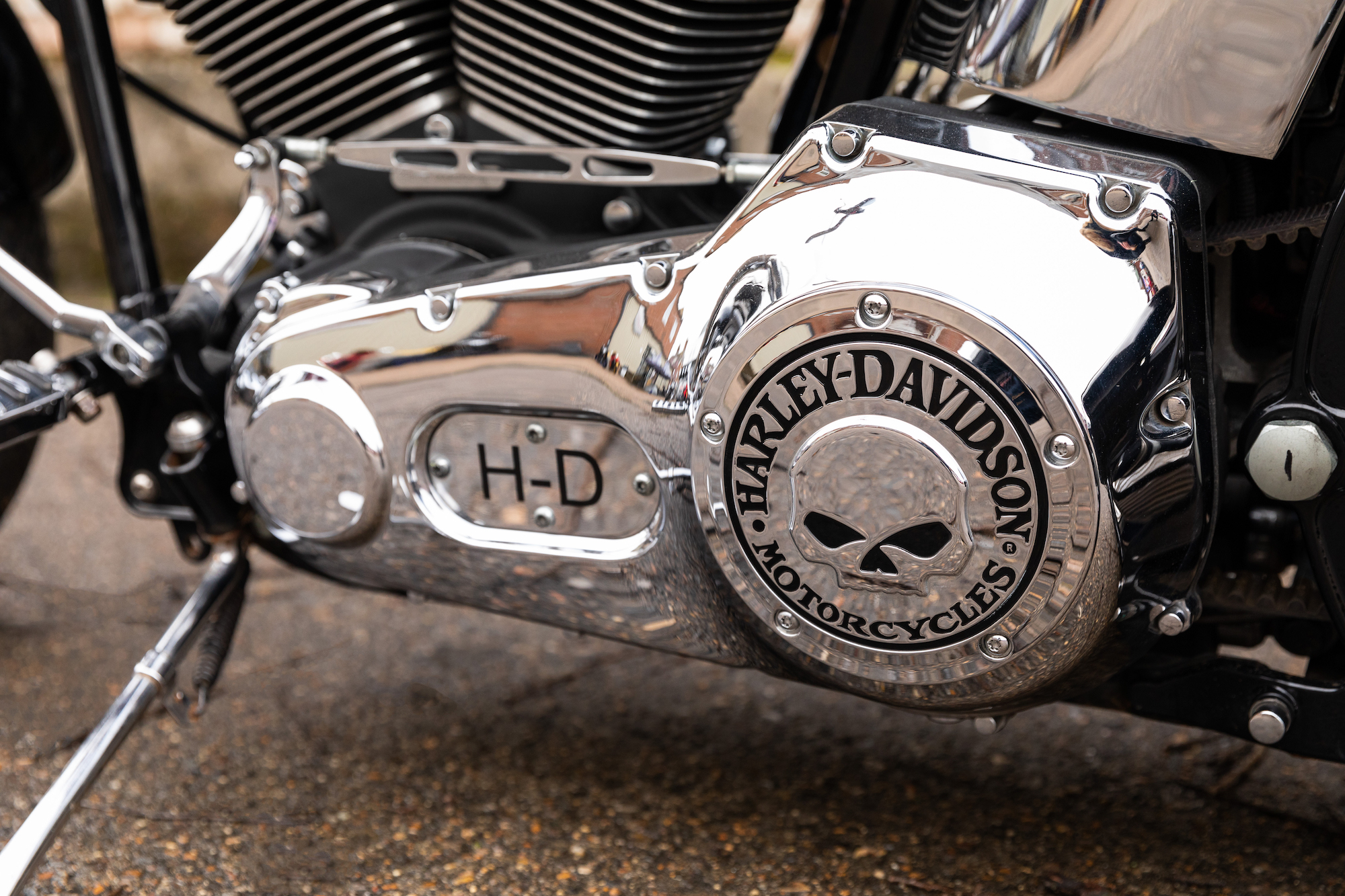 Motorrad Chopper Harley Blinkerblenden Chrom für Harley-Davidson 