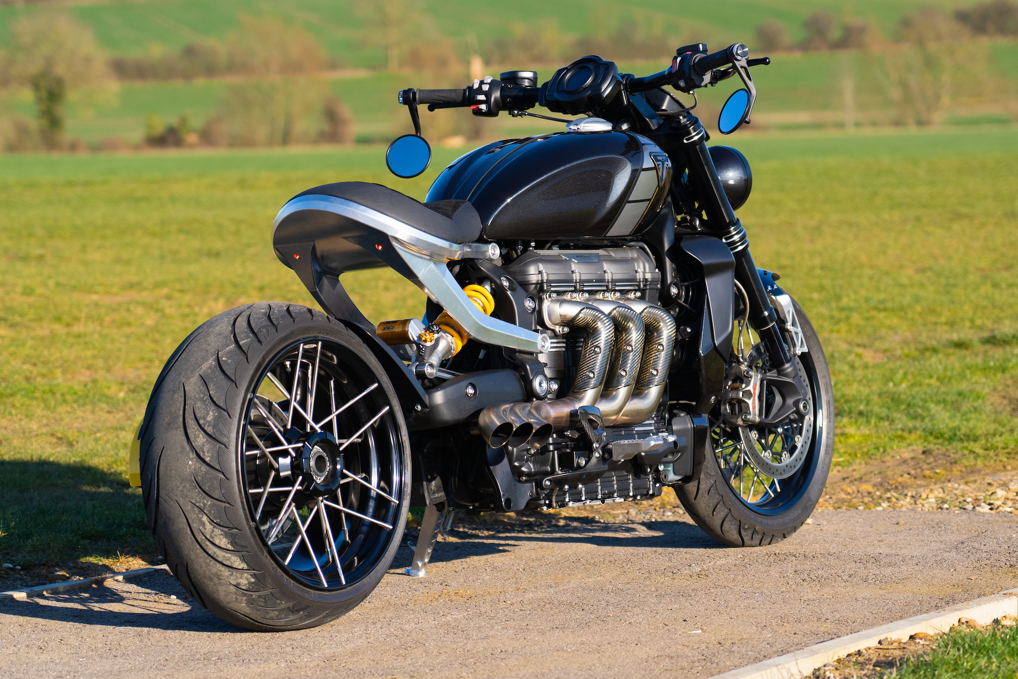 triumph rocket custom parts