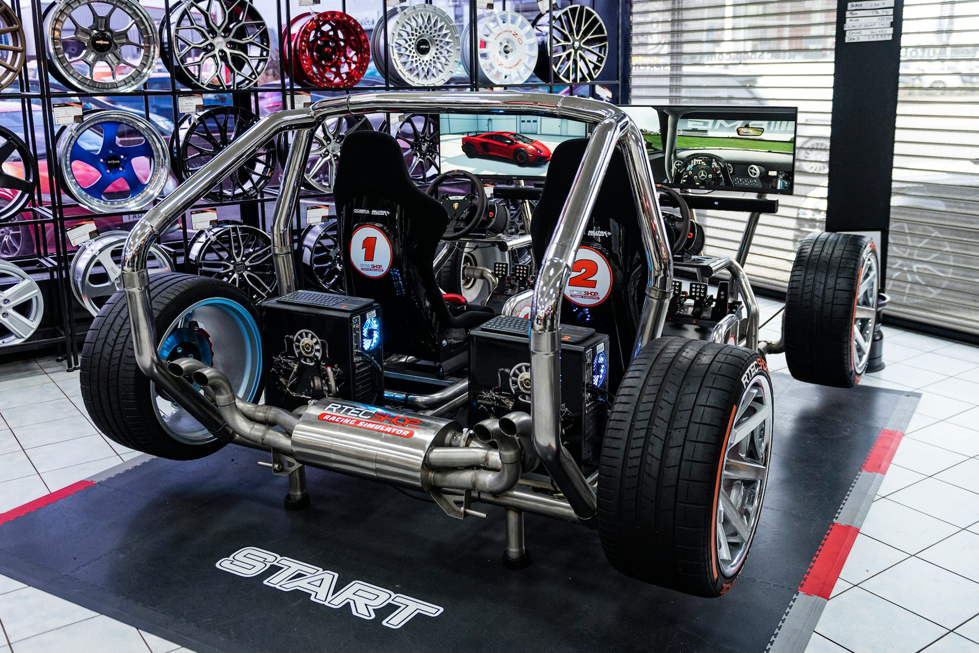 DUAL CUSTOM RACING SIMULATOR