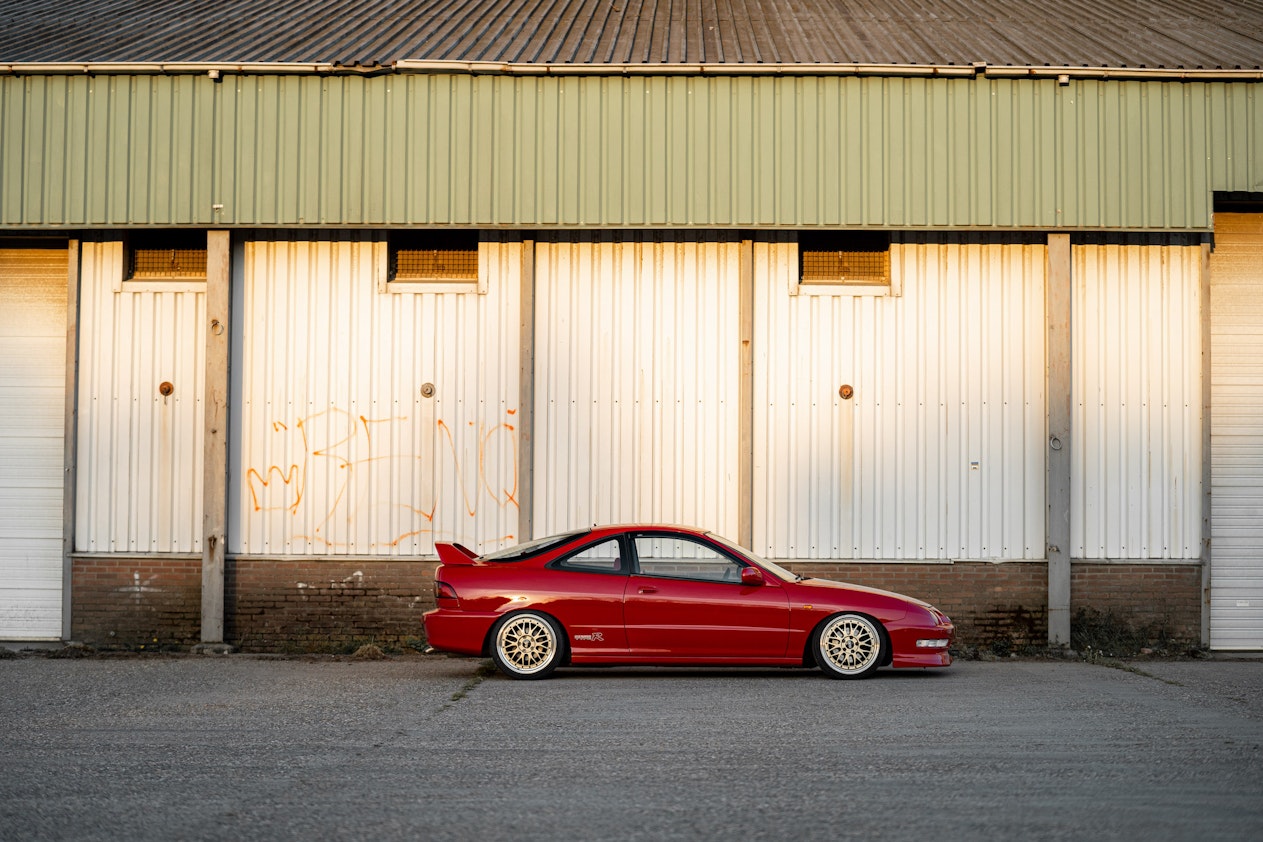Stanced Red Integra