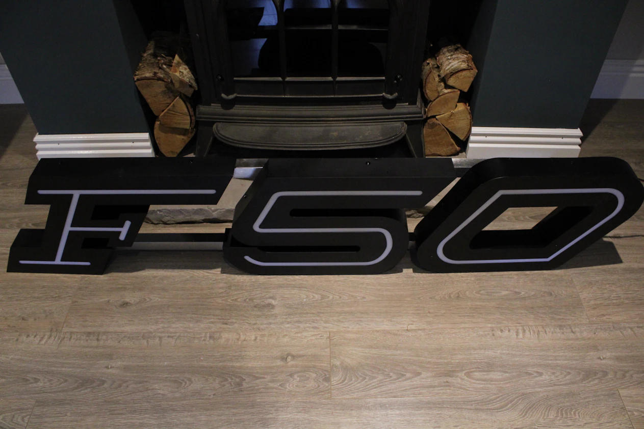 FERRARI F50 ILLUMINATED SIGN
