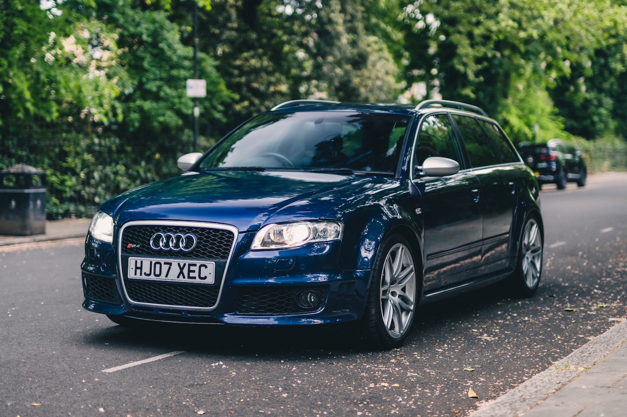 Audi Cover chiavi auto Blu