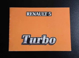 1981 RENAULT 5 TURBO 1 - 31,755 KM