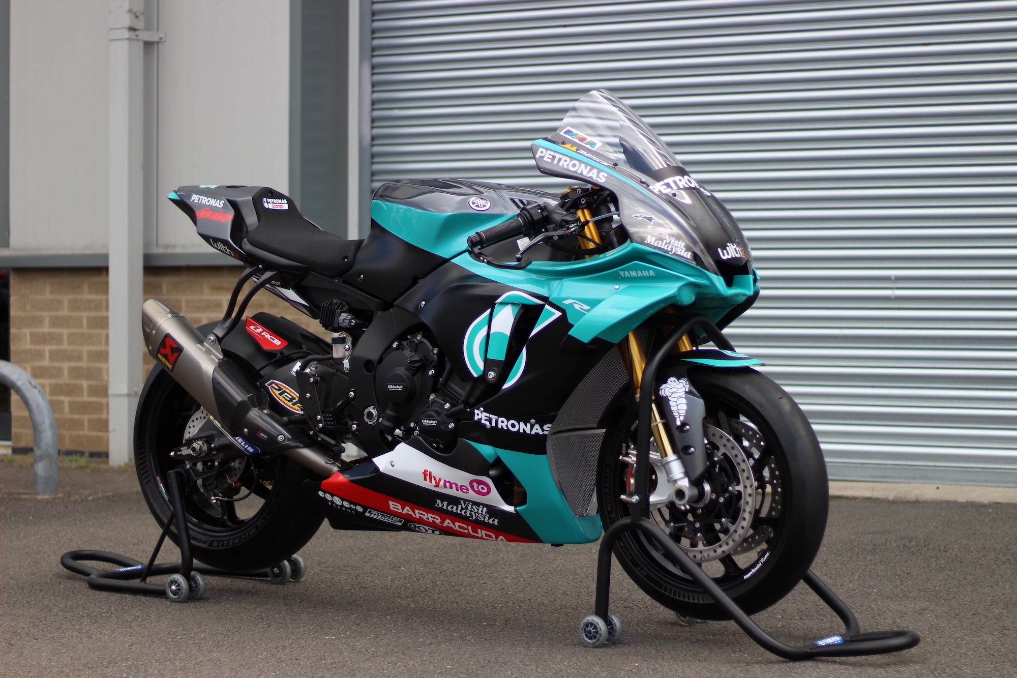 PETRONAS ヤマハ 2020motoGP 公式ソフトシェルジャケット M バイク