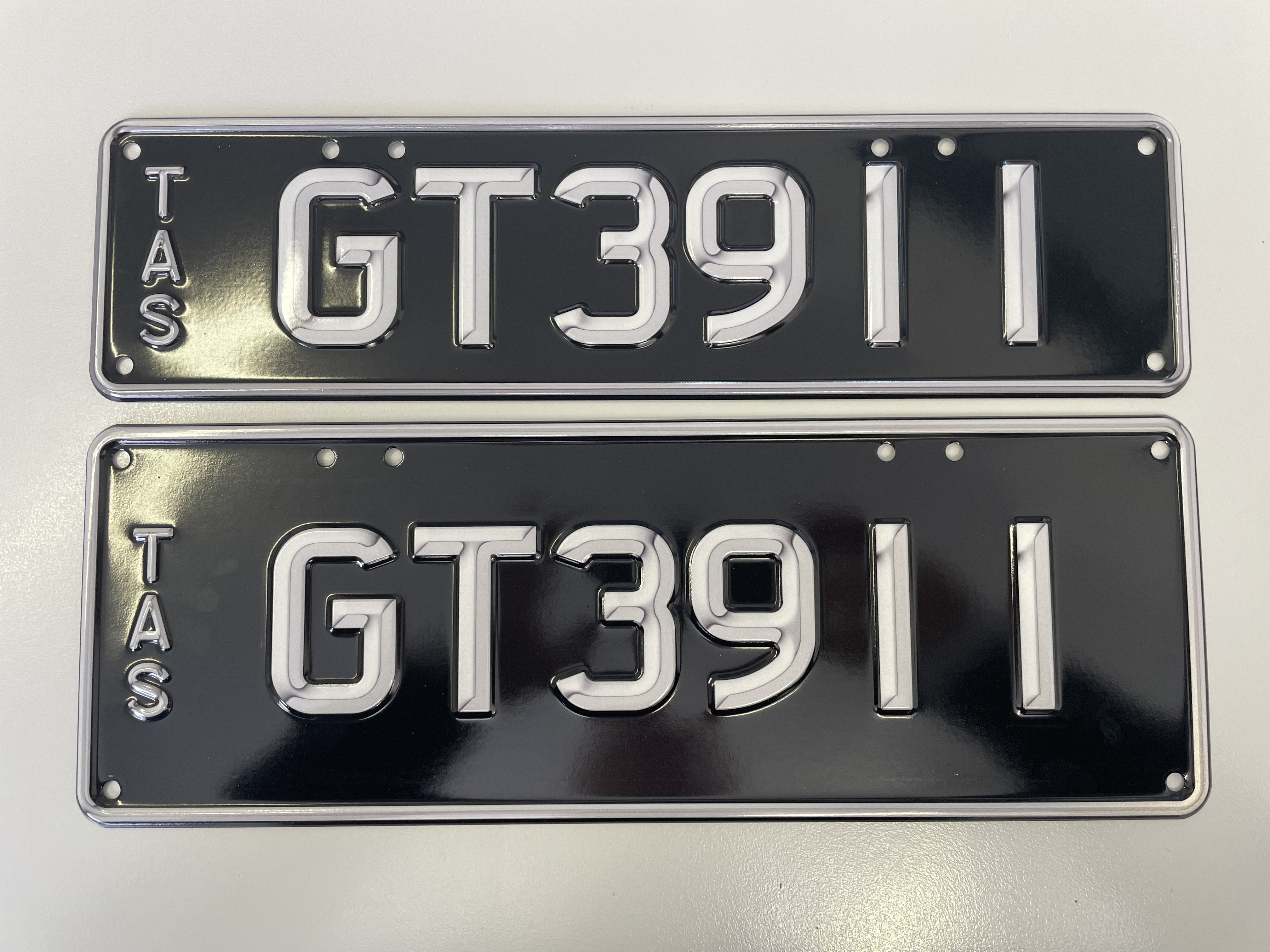 'GT3911' TASMANIA NUMBER PLATE