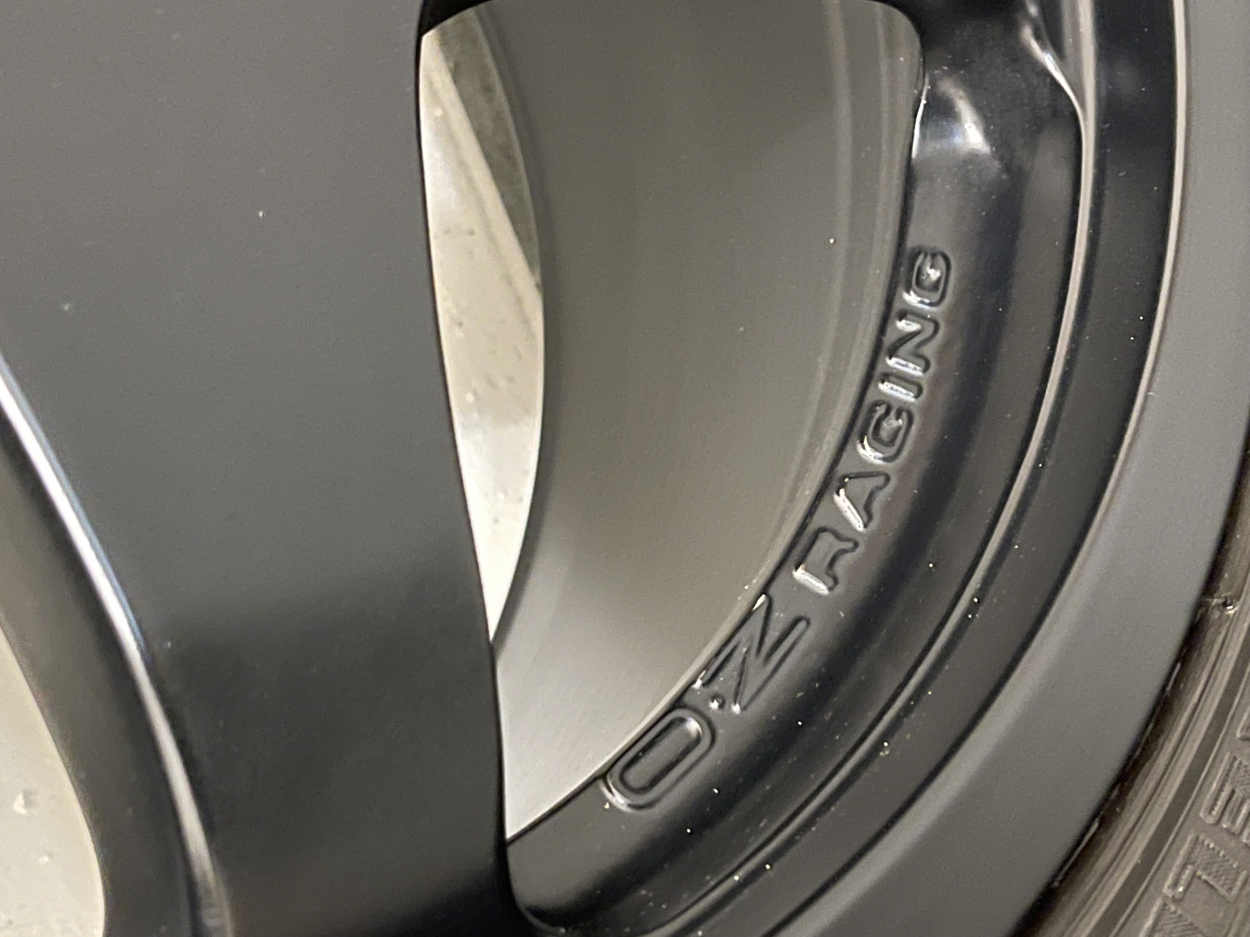 SET OF FERRARI F40 OZ RACING WHEELS AND TYRES