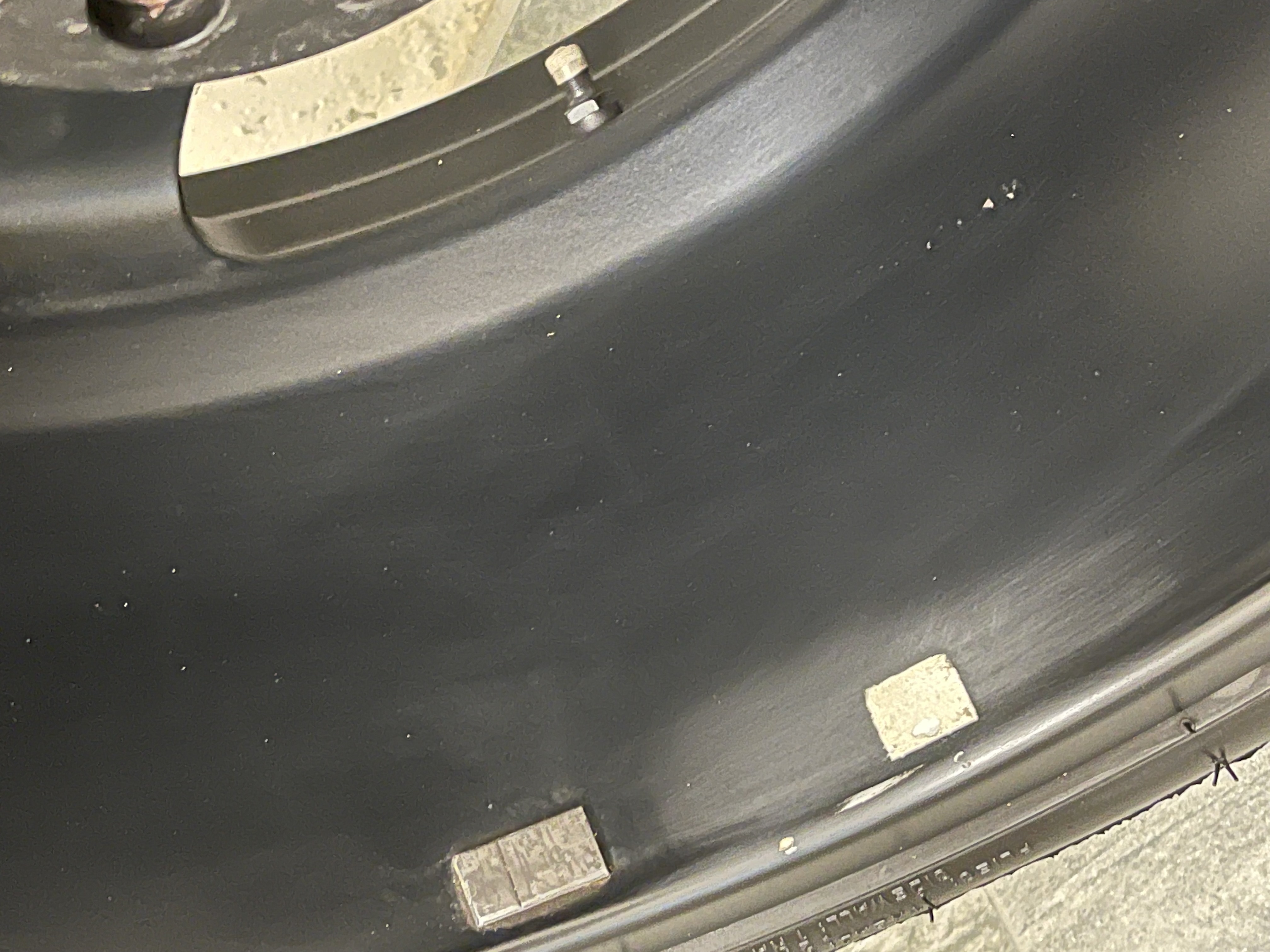 SET OF FERRARI F40 OZ RACING WHEELS AND TYRES