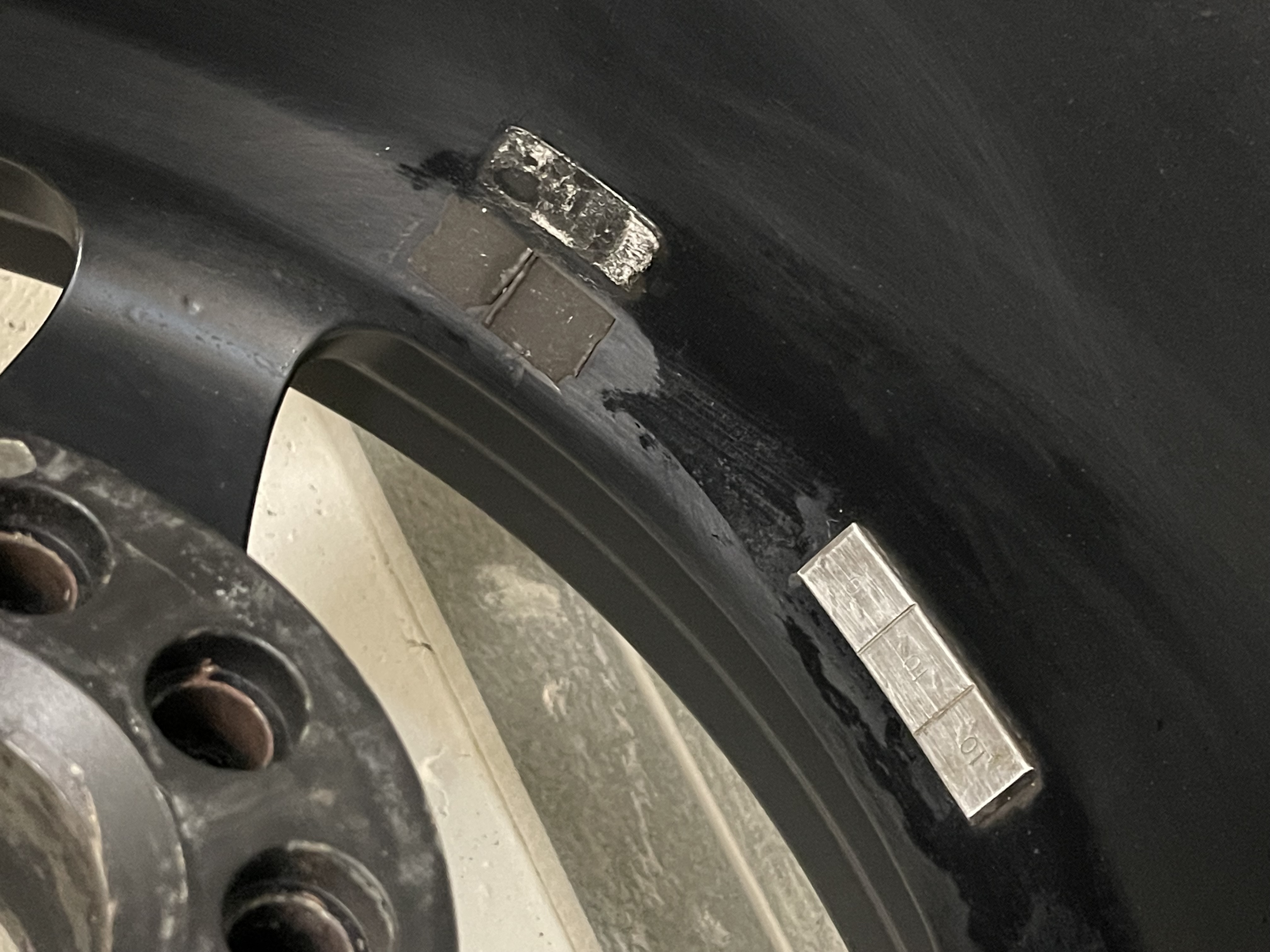 SET OF FERRARI F40 OZ RACING WHEELS AND TYRES