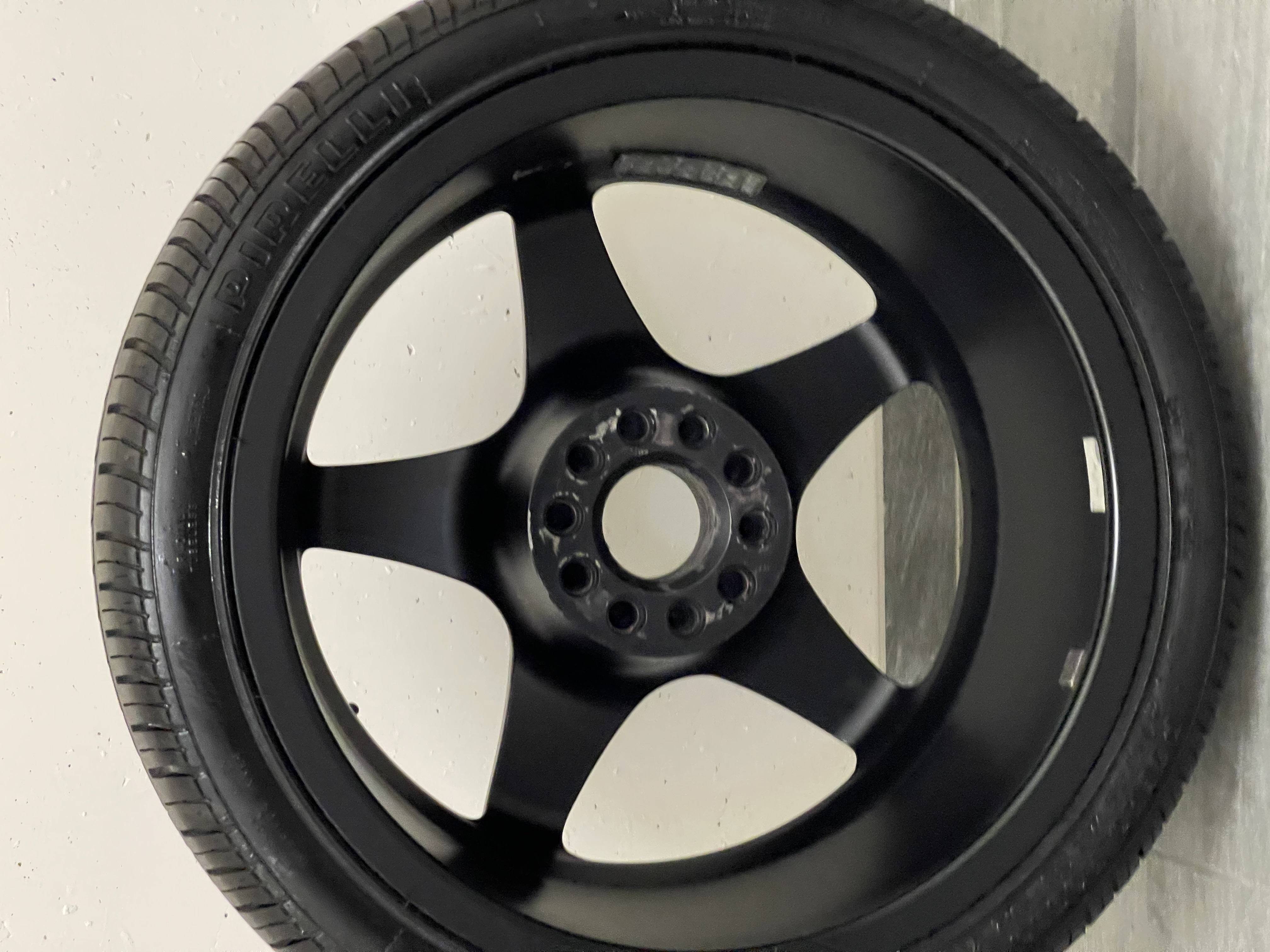 SET OF FERRARI F40 OZ RACING WHEELS AND TYRES