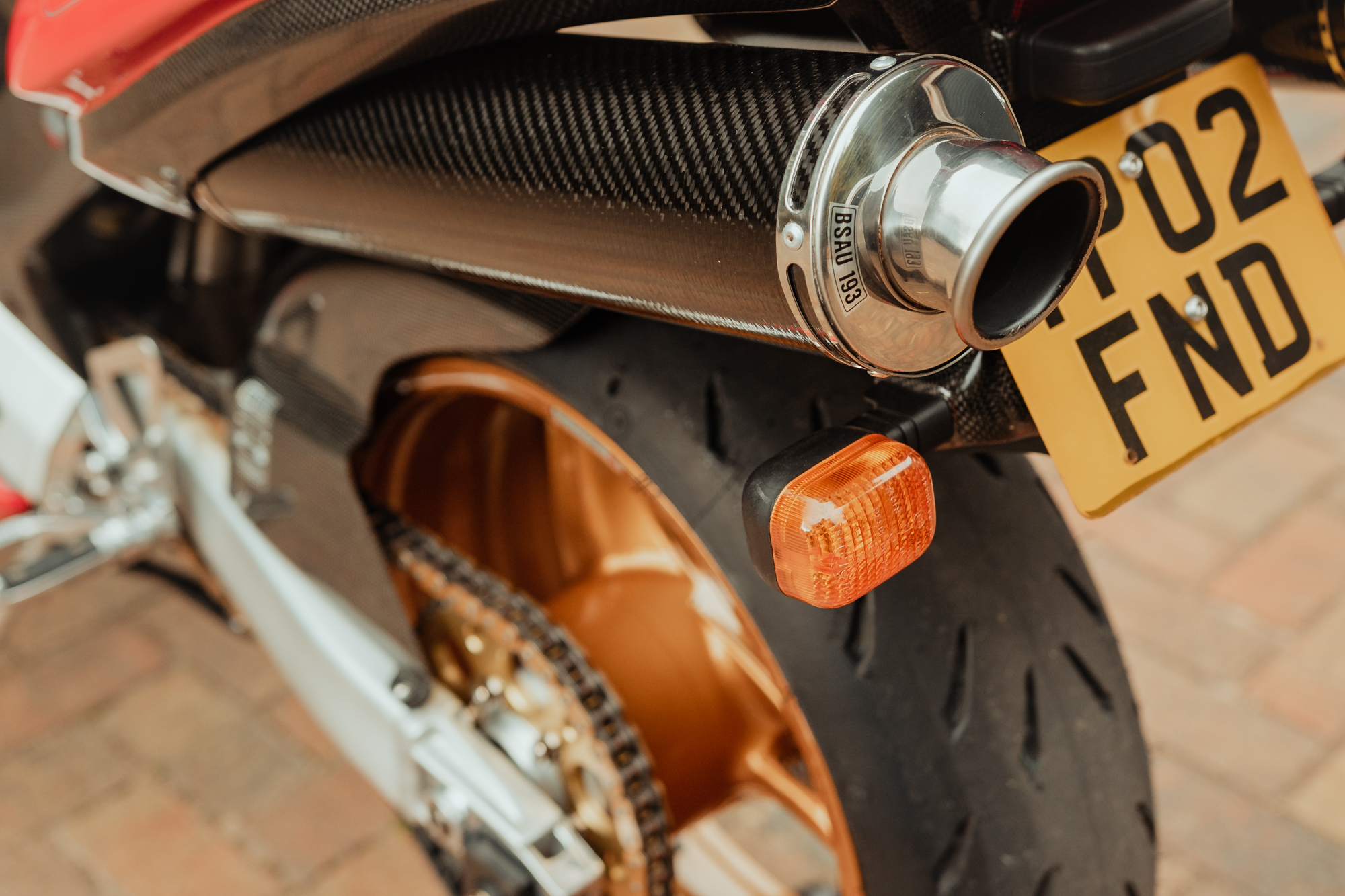 Paire D'autocollants/logos Bimota SB6 R - AD7701206 - Neufs
