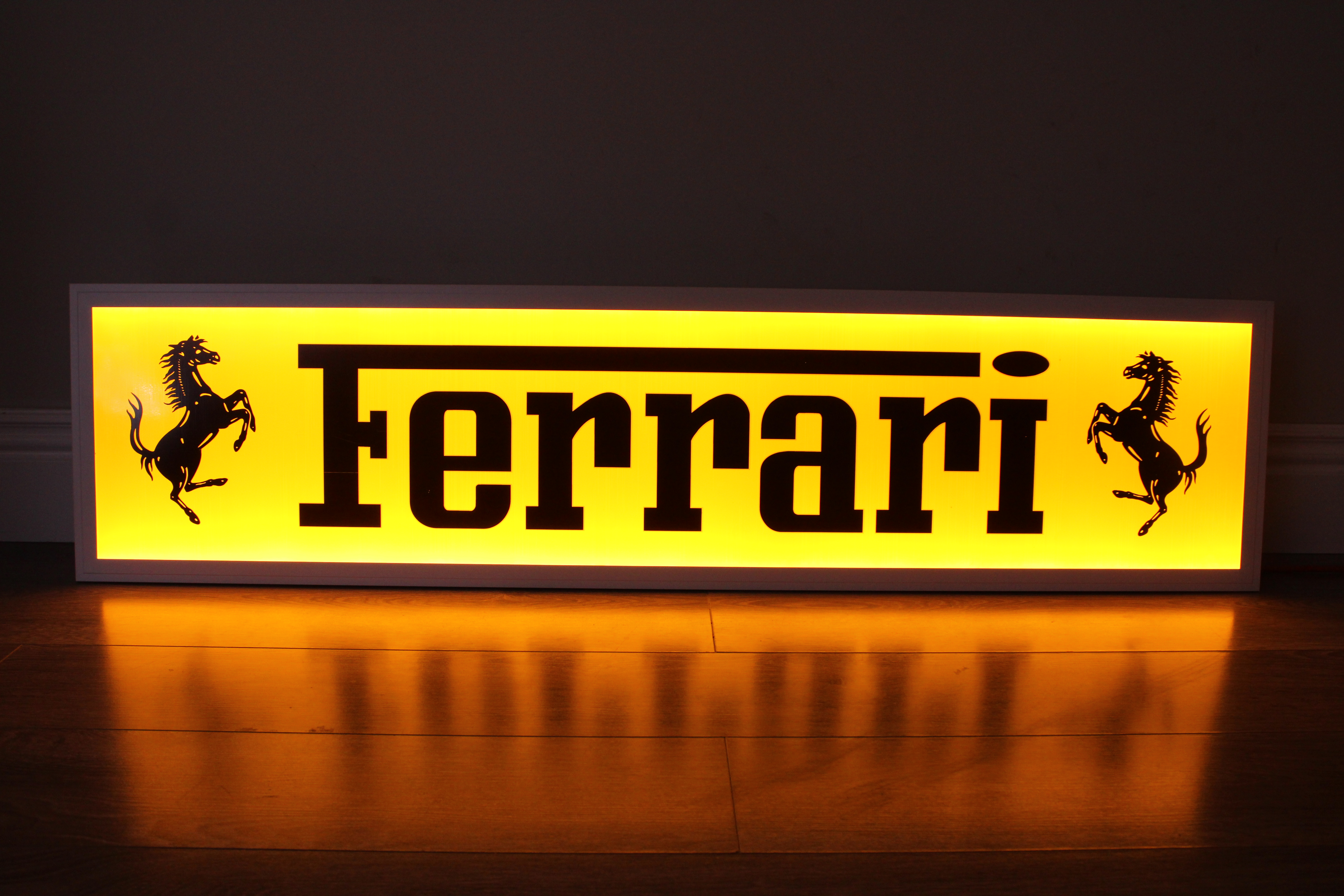 FERRARI ILLUMINATED SIGN