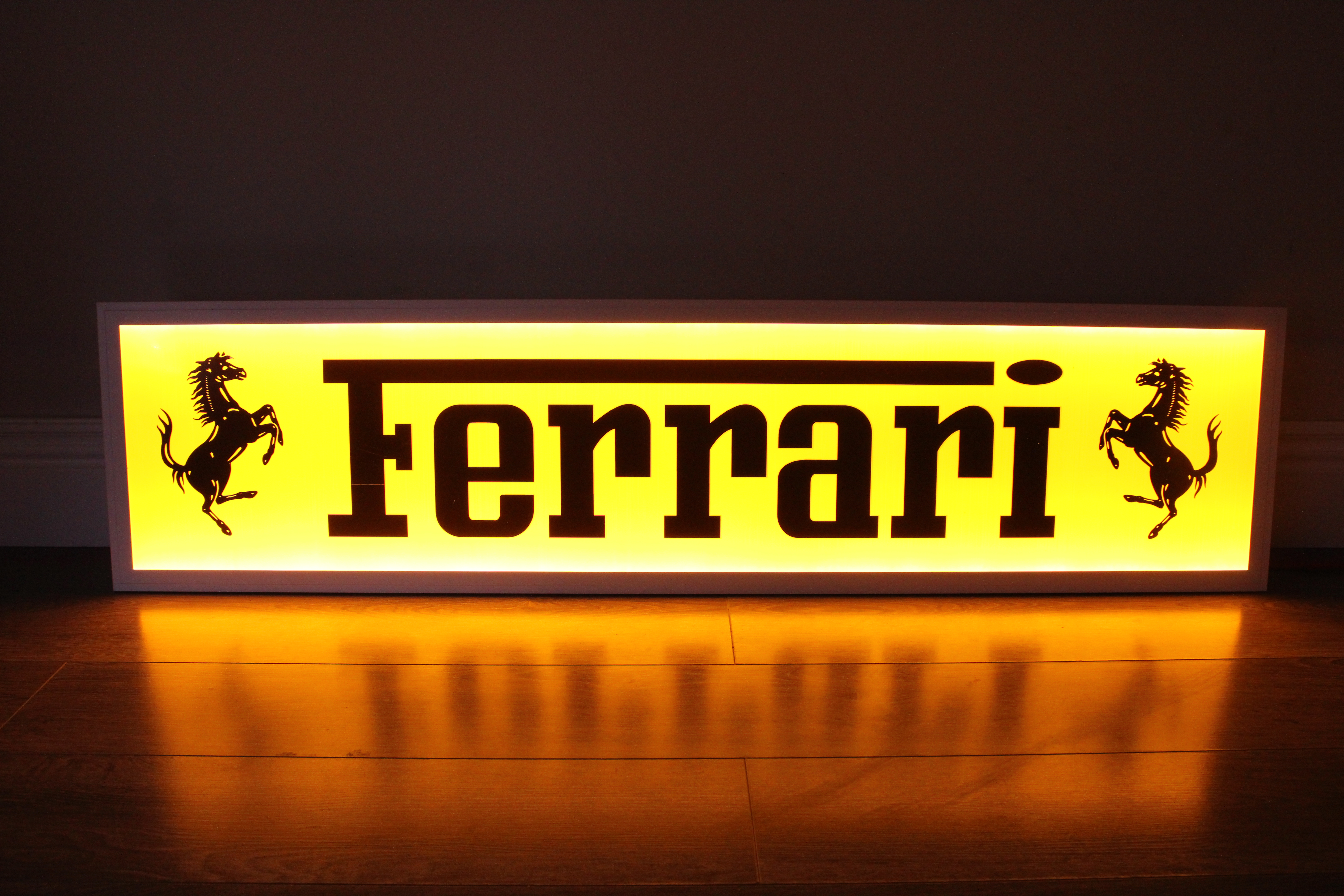 FERRARI ILLUMINATED SIGN