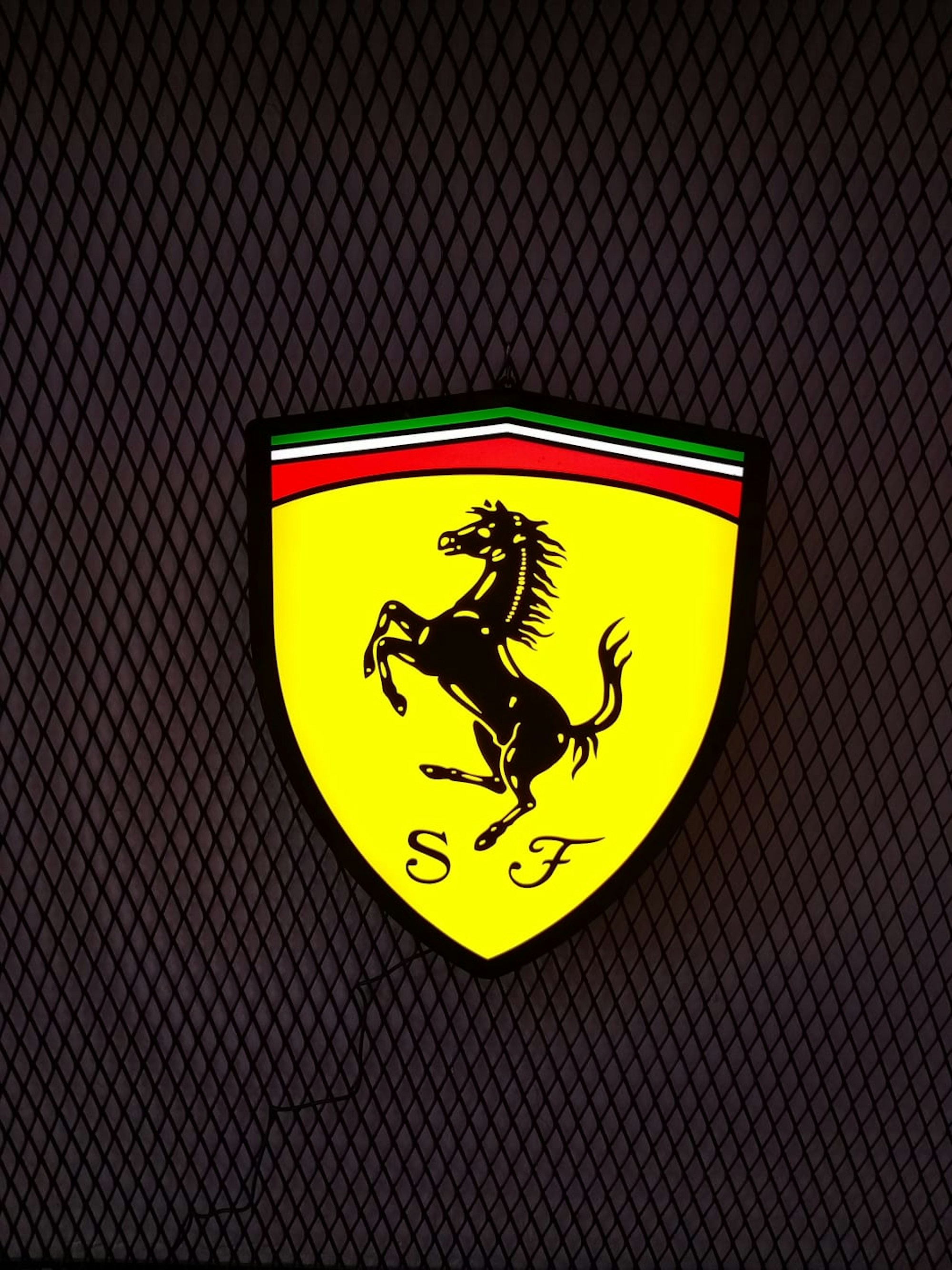 FERRARI ILLUMINATED SIGN for sale by auction in Firenze, Italy