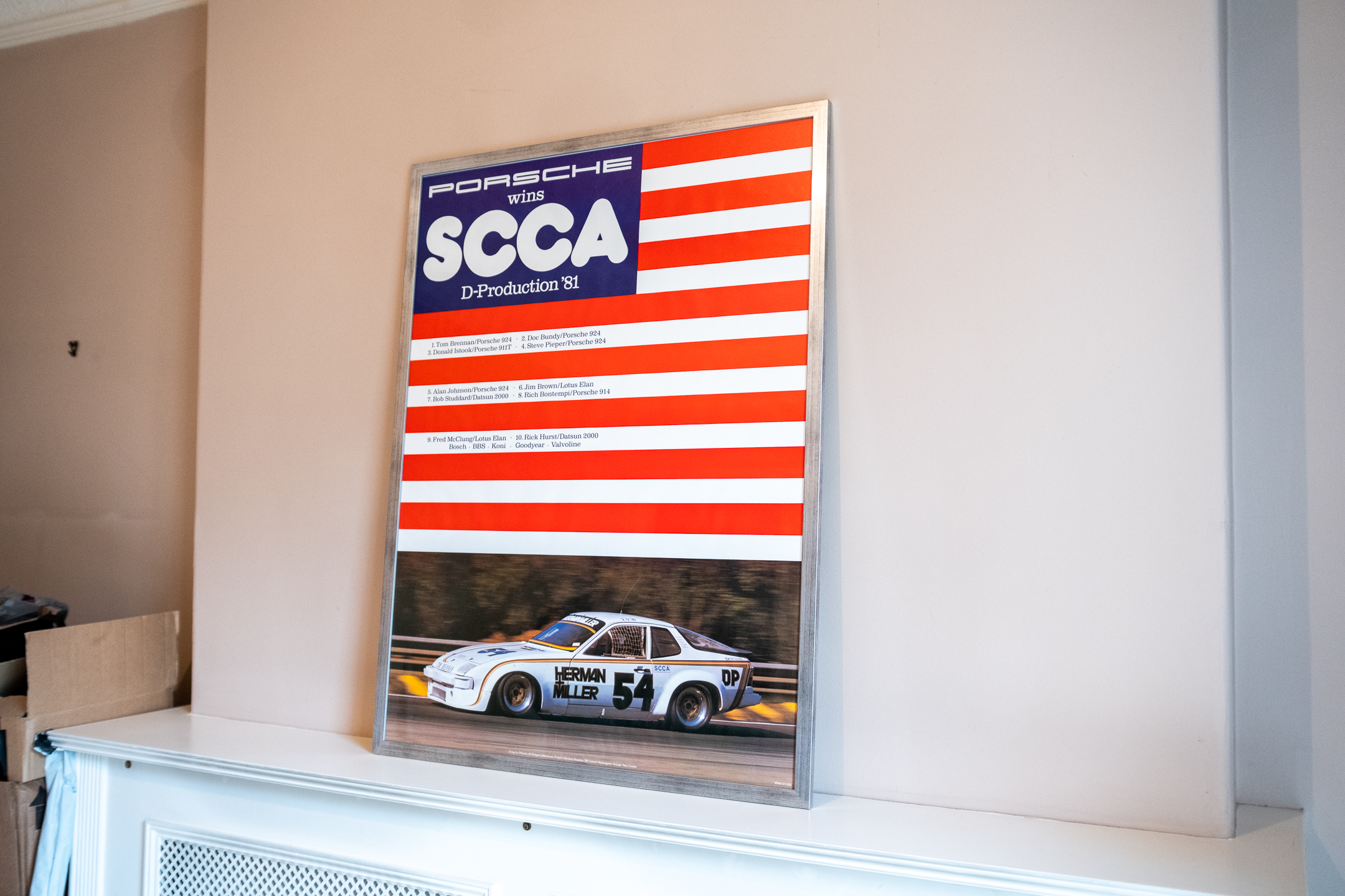 COLLECTION OF 10 ORIGINAL PORSCHE RACING POSTERS - EX JOHN FITZPATRICK