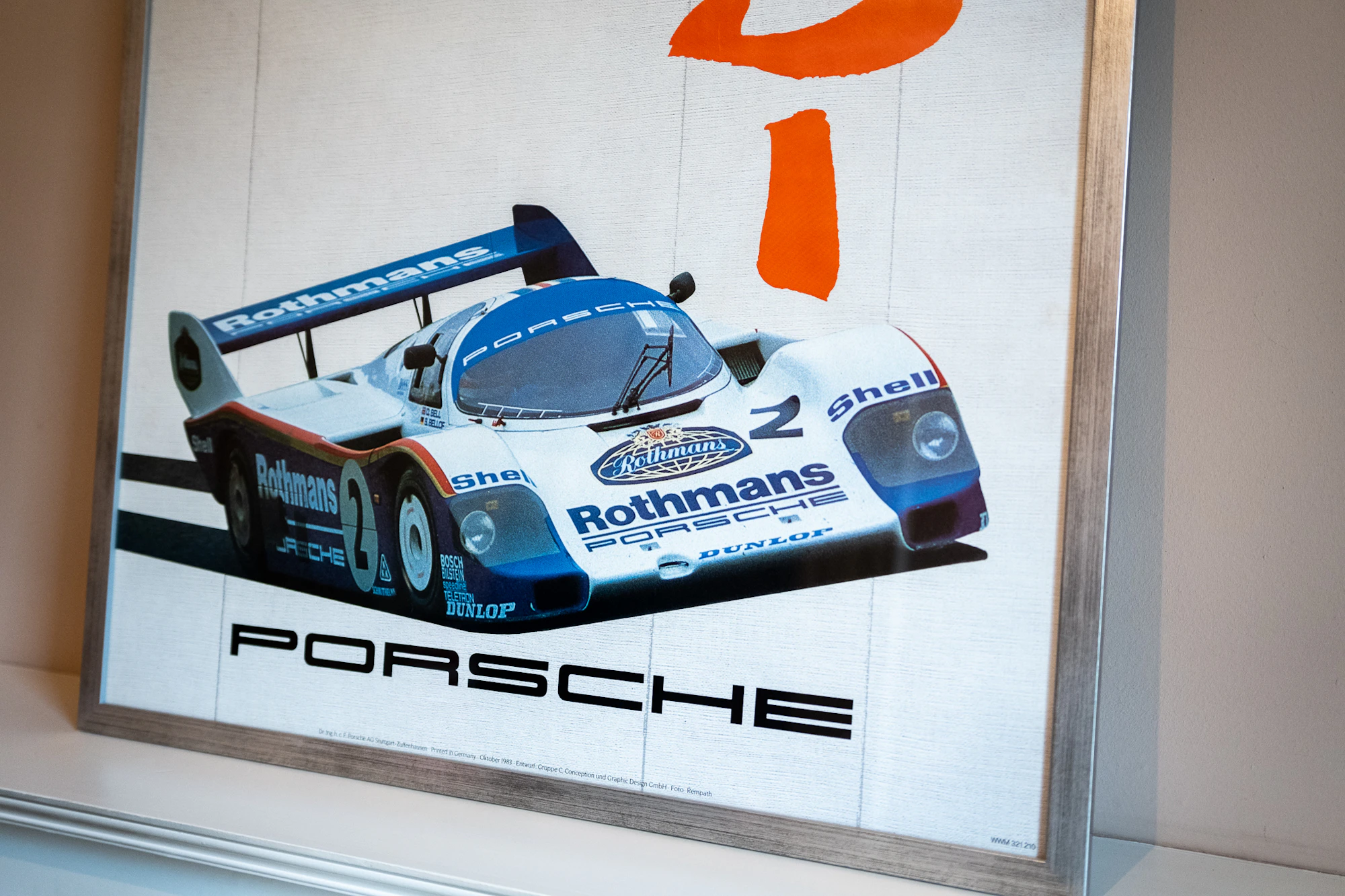 COLLECTION OF 10 ORIGINAL PORSCHE RACING POSTERS - EX JOHN FITZPATRICK