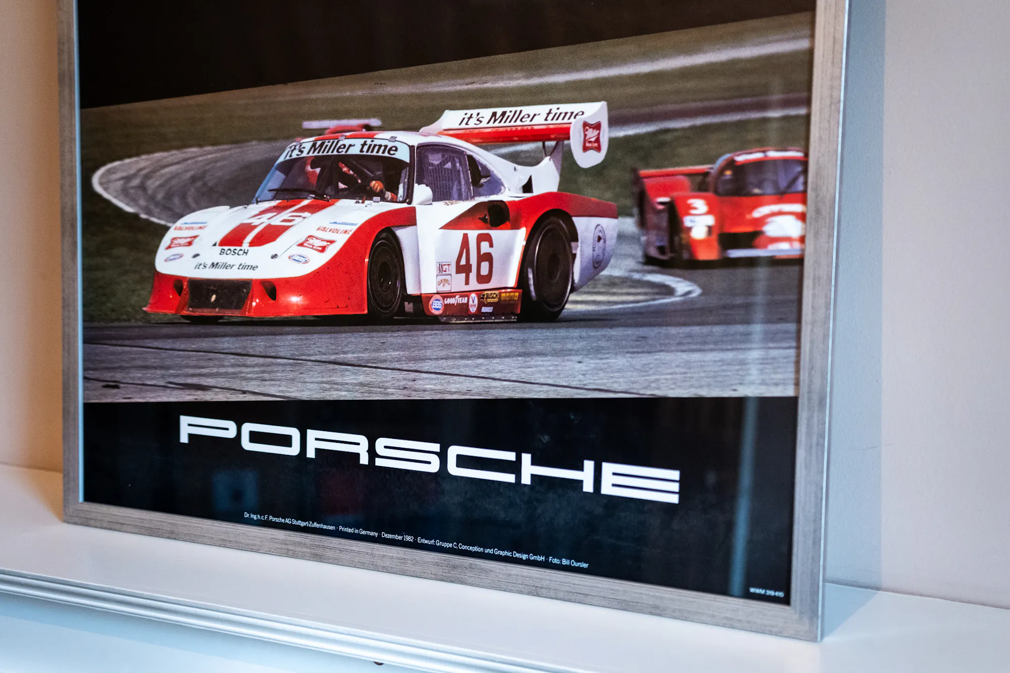 COLLECTION OF 10 ORIGINAL PORSCHE RACING POSTERS - EX JOHN FITZPATRICK